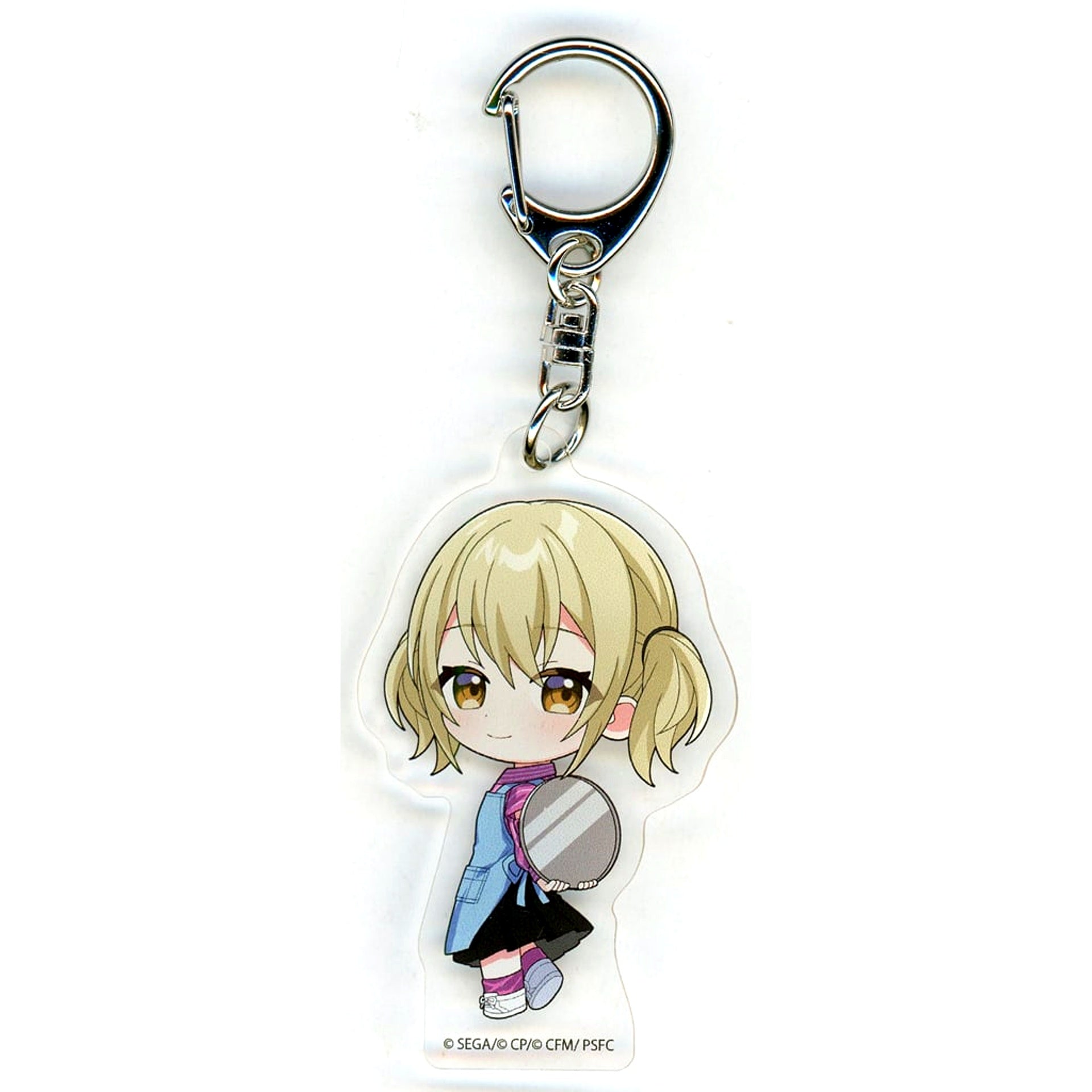 Kohane Azusawa The Movie Project SEKAI Broken World and Miku Who Cannot Sing x TOWER RECORDS CAFE Mini Character Acrylic Keychain MORE MORE JUMP! Vivid BAD SQUAD [USED]