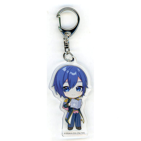 Colorful Stage! The Movie: A Miku Who Can't Sing Wonderland no Sekai no Kaito Mini Character Acrylic Keychain 25-ji, Nightcord de. Virtual Singer Tower Records Cafe Limited Keychains [USED]