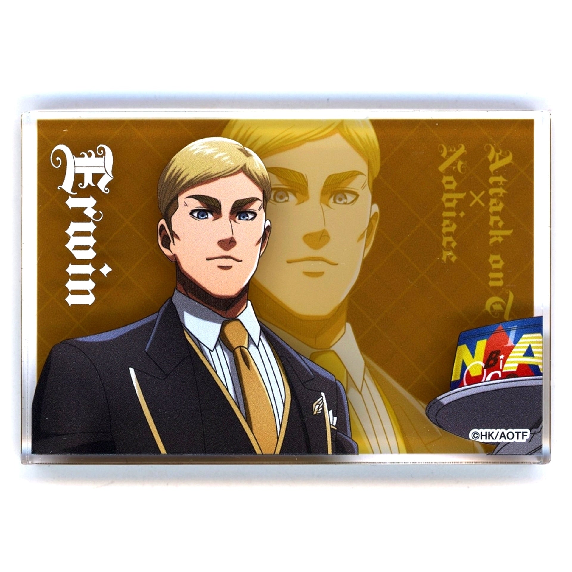 Erwin Smith Attack on Titan x NOBIACE Part 3 Acrylic Block [USED]