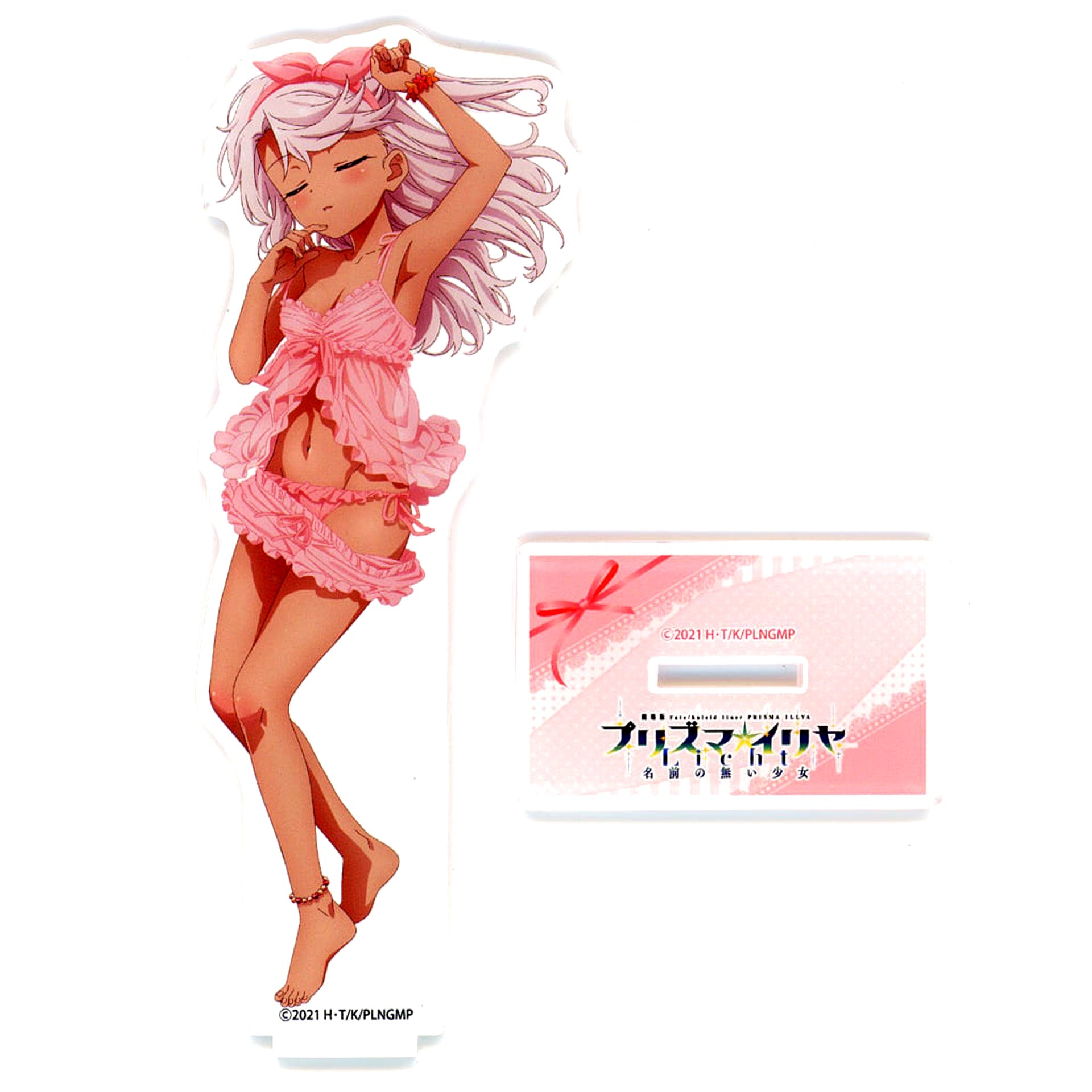 Altera & Jeanne d'Arc Fate/EXTRA Wada Arco Exhibition Fate & Fate/EXTRA ART WORKS flower parade Encore Acrylic Board [USED]