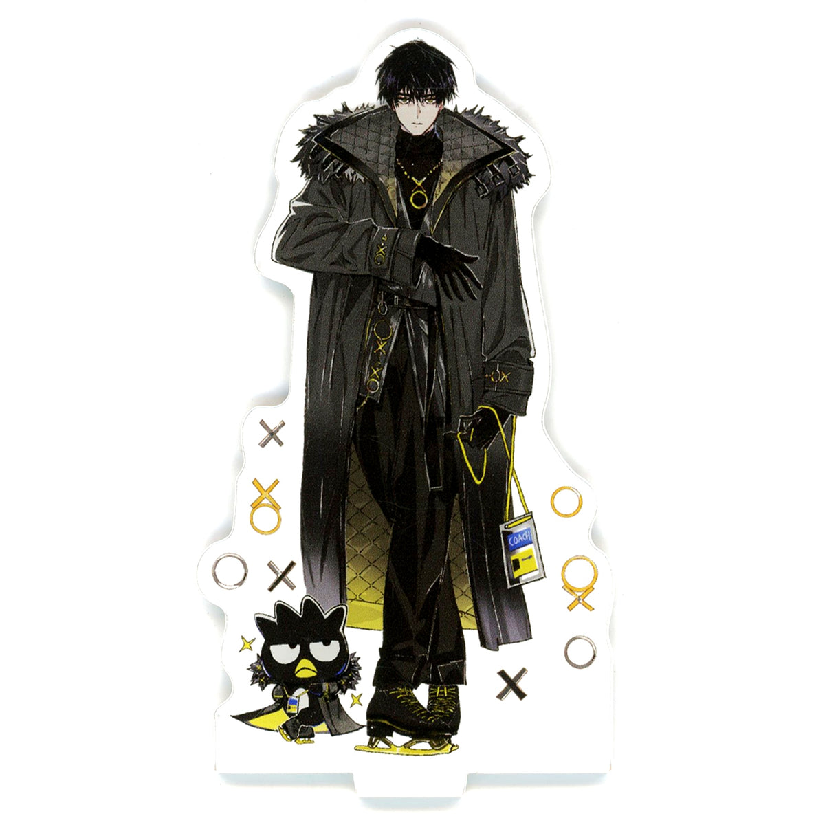 Jun Yotaka x Bad Badtz-Maru Single Item Acrylic Stand No Frame Base Background Medalist x Sanrio Characters [USED]