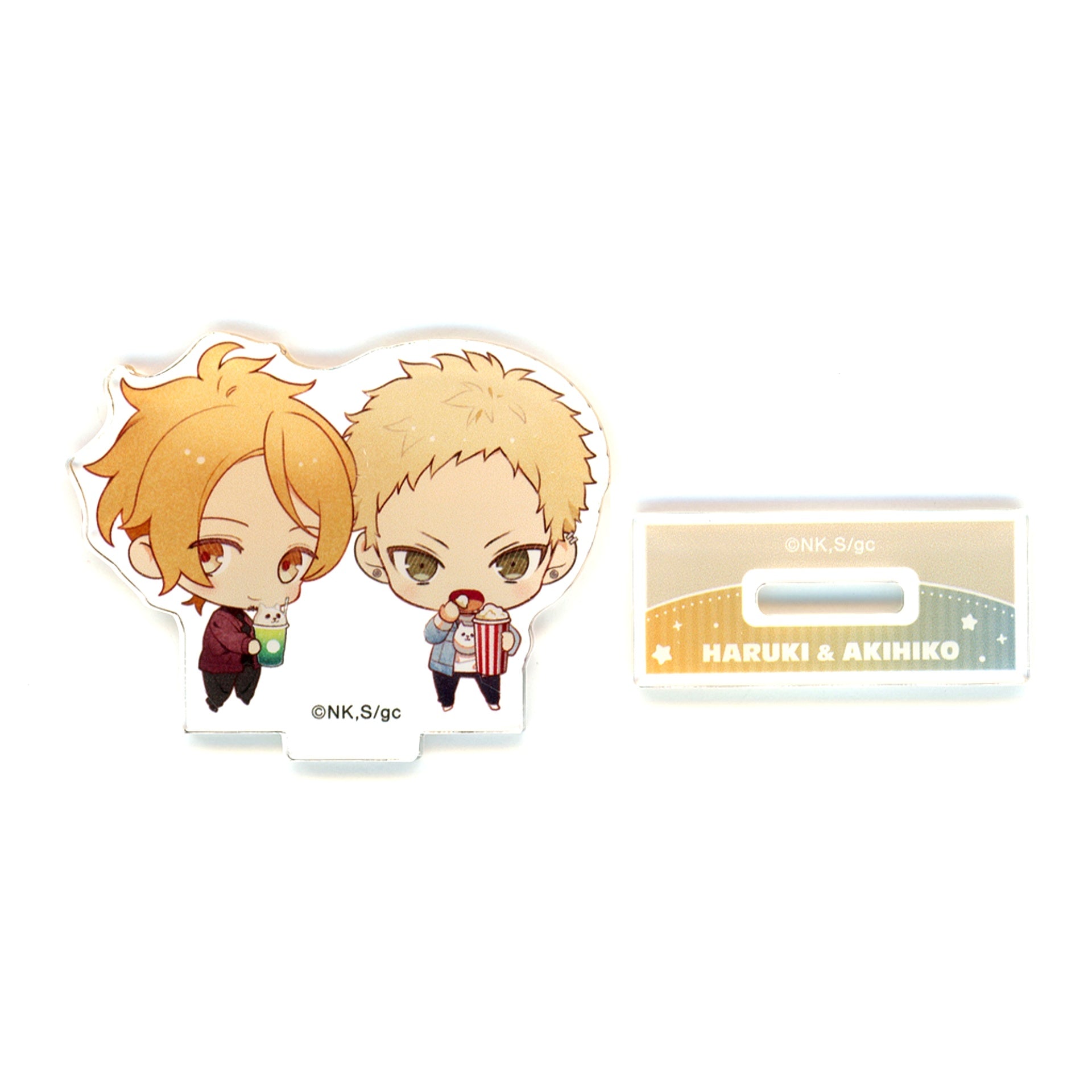 Haruki Nakayama & Akihiko Kaji Satoi Illustration Amusement Park Date Ver. Trading Acrylic Stand Movie given To the Sea x Satoi POP UP SHOP in AMNIBUS STORE [USED]