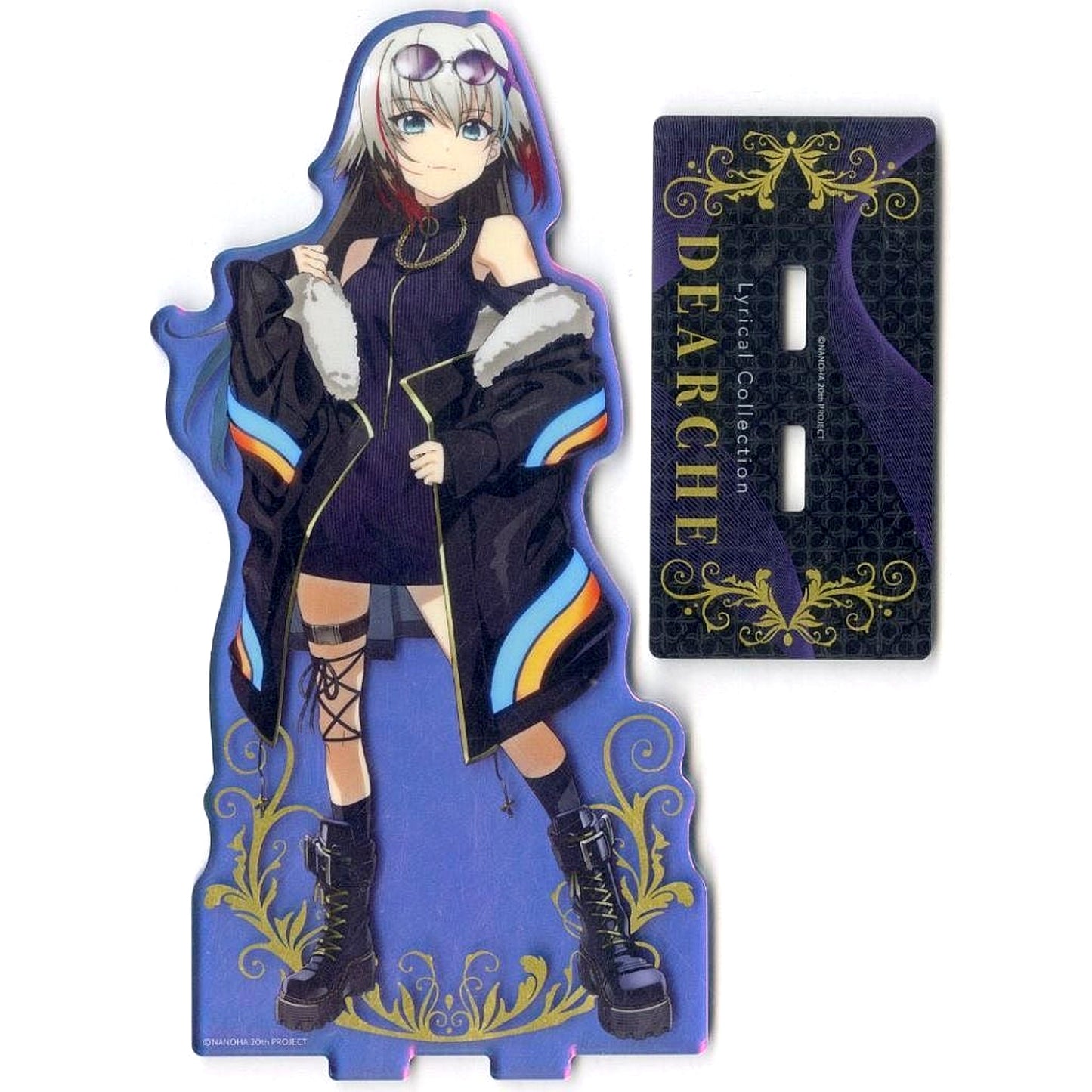 Lord Dearche Hologram Acrylic Stand Figure Lyrical Collection Ver. Magical Girl Lyrical Nanoha Lyrical Store Nanoha 20th Anniv Lyrical Collection [USED]