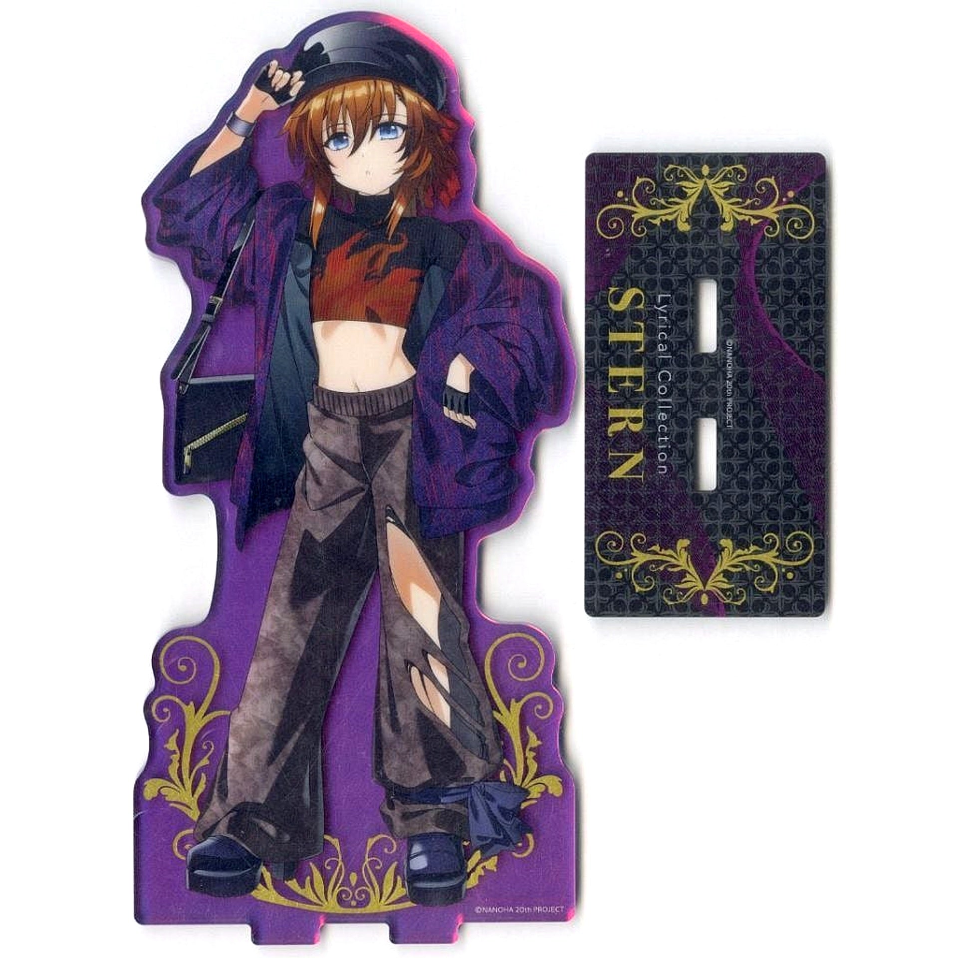 Stern the Destructor Hologram Acrylic Stand Figure Lyrical Collection Ver. Magical Girl Lyrical Nanoha Lyrical Store Nanoha 20th Anniv Lyrical Collection [USED]
