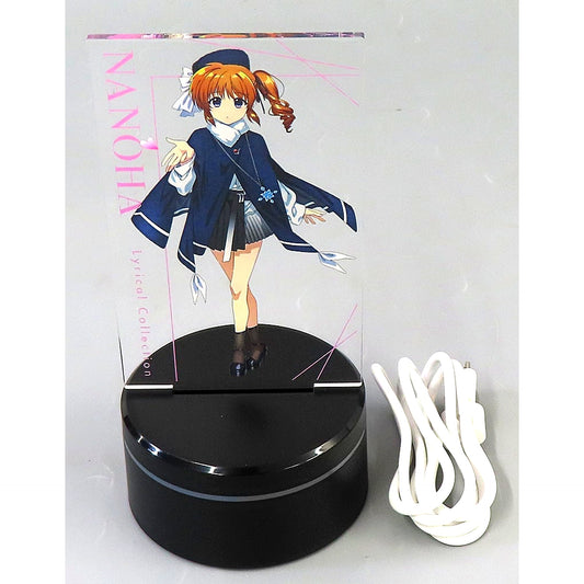 Nanoha Takamachi Lighting Stage Acrylic Stand Lyrical Collection Ver. Magical Girl Lyrical Nanoha Lyrical Store NANOHA 20th Anniv Lyrical Collection [USED]