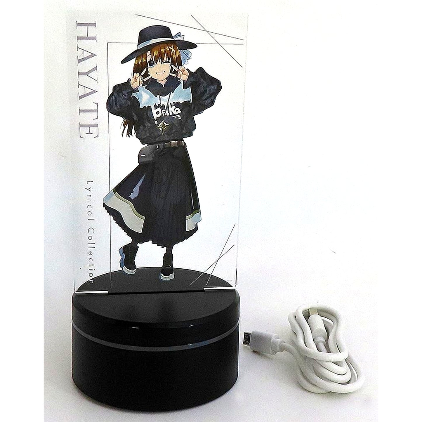 Hayate Yagami Lighting Stage Acrylic Stand Lyrical Collection Ver. Magical Girl Lyrical Nanoha Lyrical Store NANOHA 20th Anniv Lyrical Collection [USED]