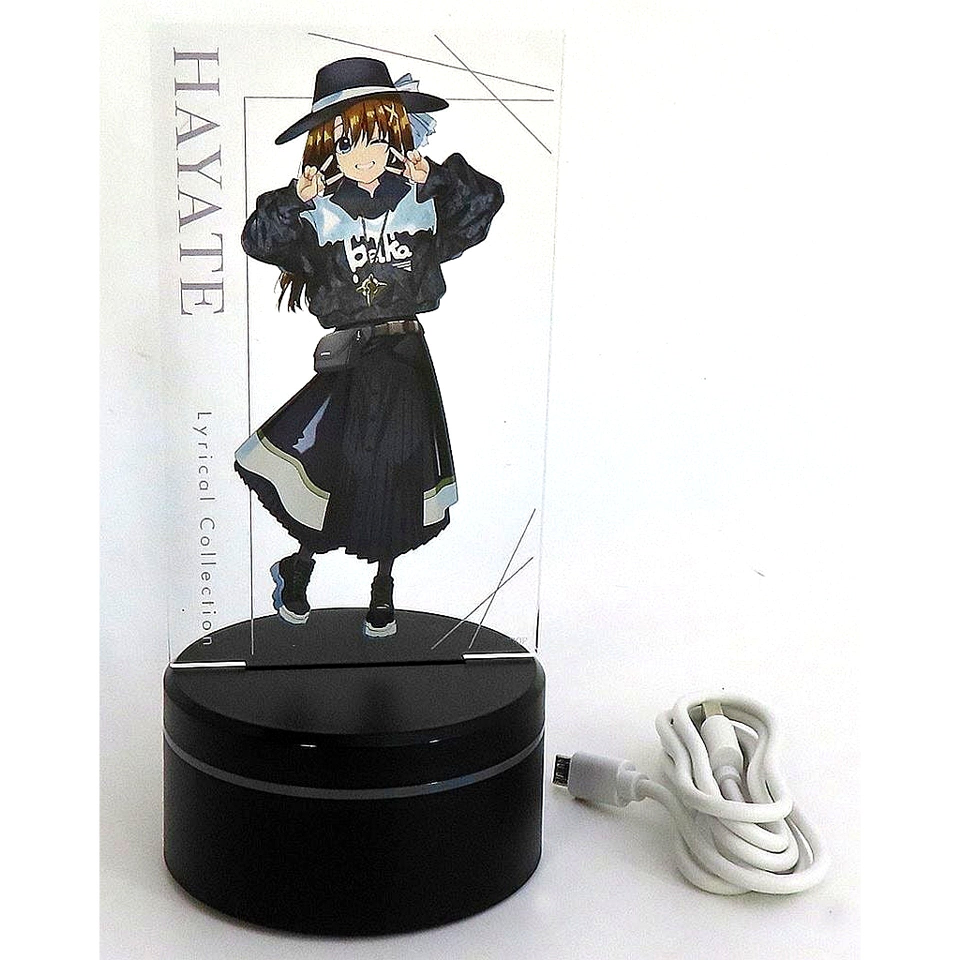 Hayate Yagami Lighting Stage Acrylic Stand Lyrical Collection Ver. Magical Girl Lyrical Nanoha Lyrical Store NANOHA 20th Anniv Lyrical Collection [USED]