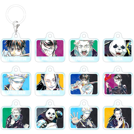 Set of 12 Jujutsu Kaisen the Movie 0 Trading Ani-Art Vol.2 Marker Mini Acrylic Charm [USED]