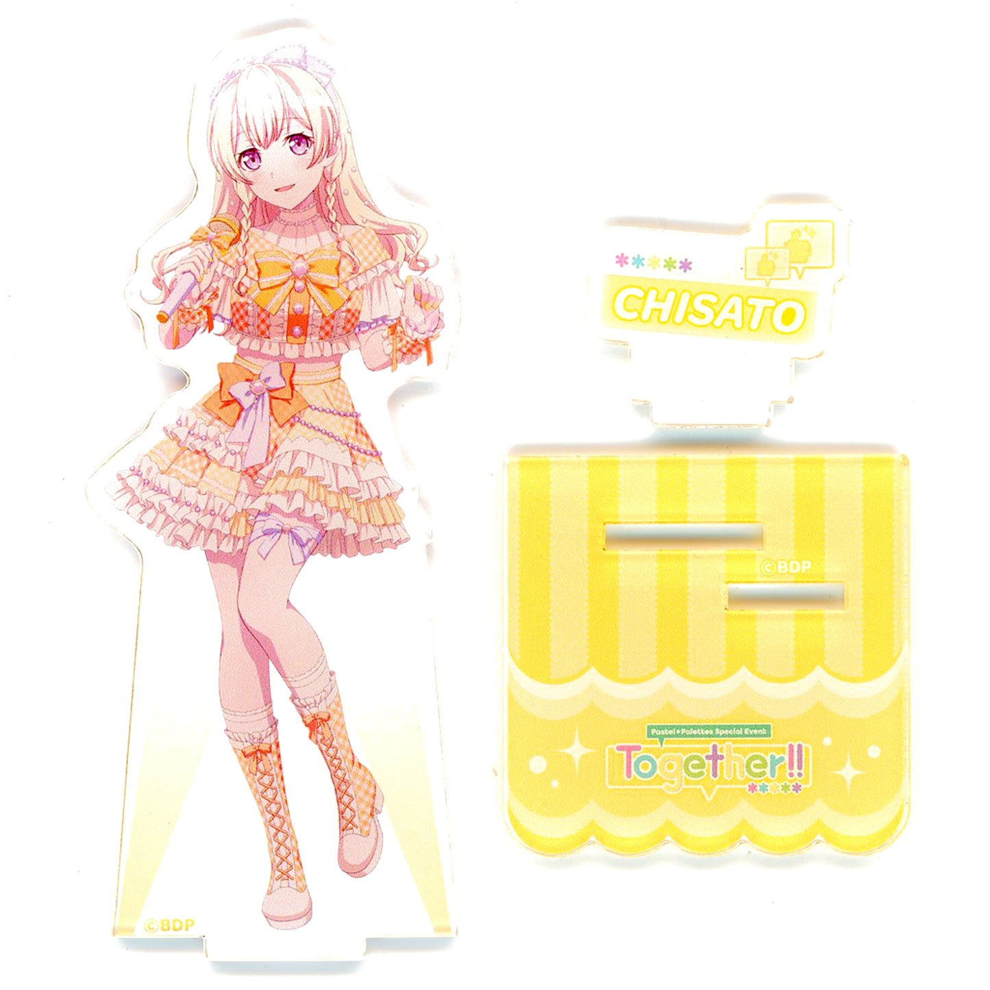 Chisato Shirasagi BanG Dream! Pastel Palettes Special Event Together!! Acrylic Stand [USED]