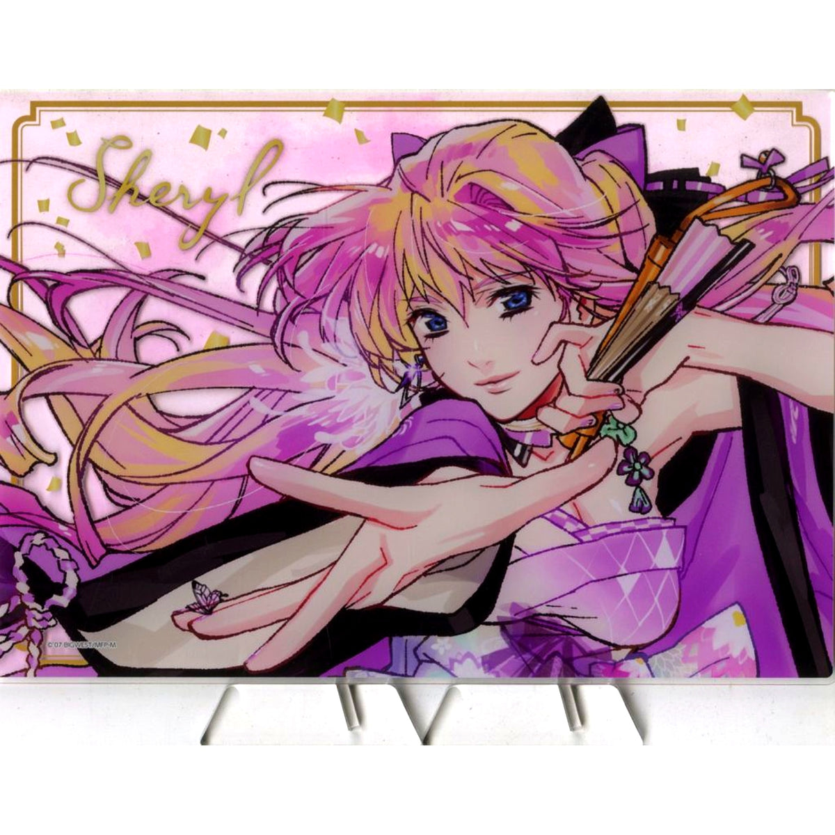 Sheryl Nome On Stage Ver. A Prize Macross Super Dimension Festival Kabukicho On Stage! Acrylic Board Hoshi o Mawase! Yak Deculture Garapon [USED]