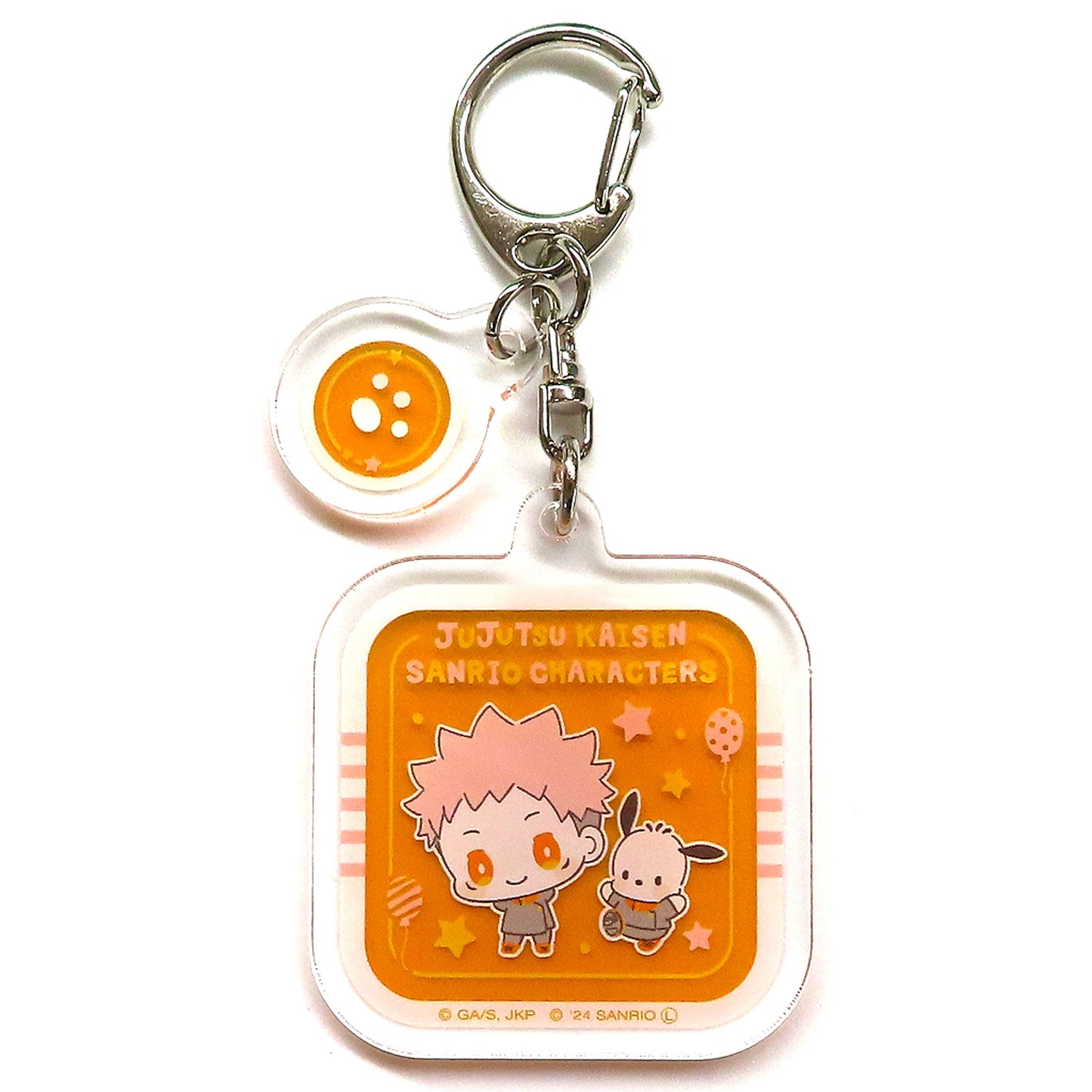 Yuji Itadori x Pochacco Jujutsu Kaisen x Sanrio Characters Acrylic Keychain with Parts [USED]