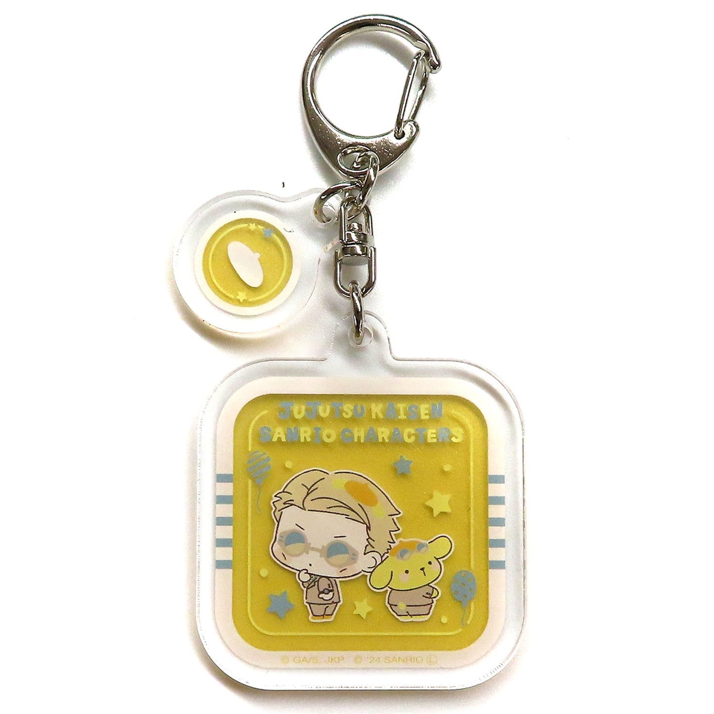 Kento Nanami x Pompompurin Jujutsu Kaisen x Sanrio Characters Acrylic Keychain with Parts [USED]