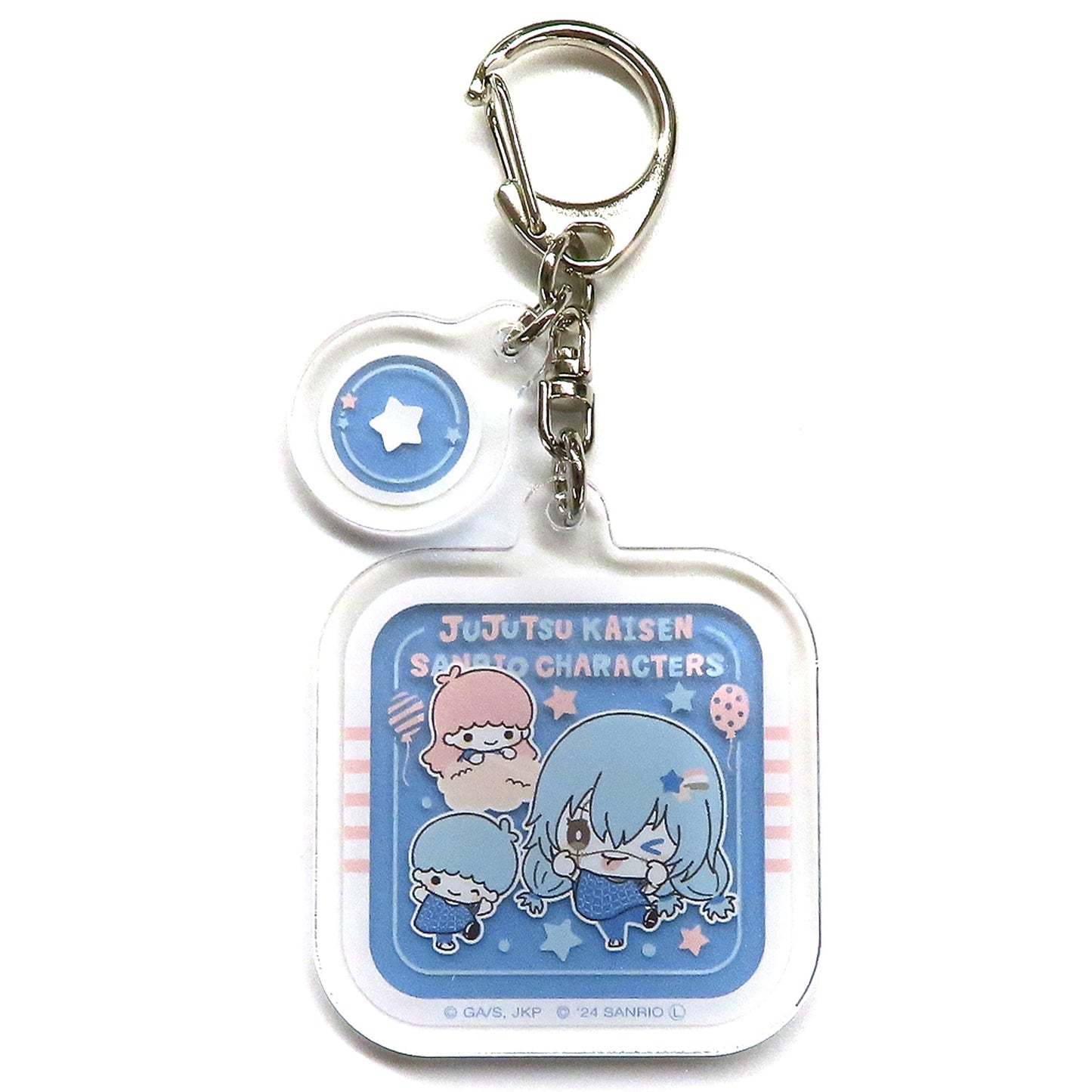 Mahito x Little Twin Stars Jujutsu Kaisen x Sanrio Characters Acrylic Keychain with Parts [USED]
