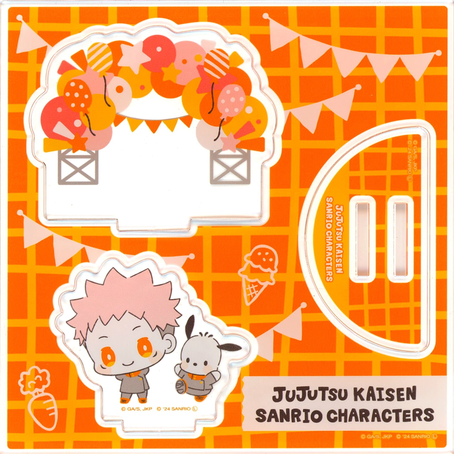 Yuji Itadori x Pochacco Acrylic Stand Plate Jujutsu Kaisen Season 2 Shibuya Incident x Sanrio Characters [USED]