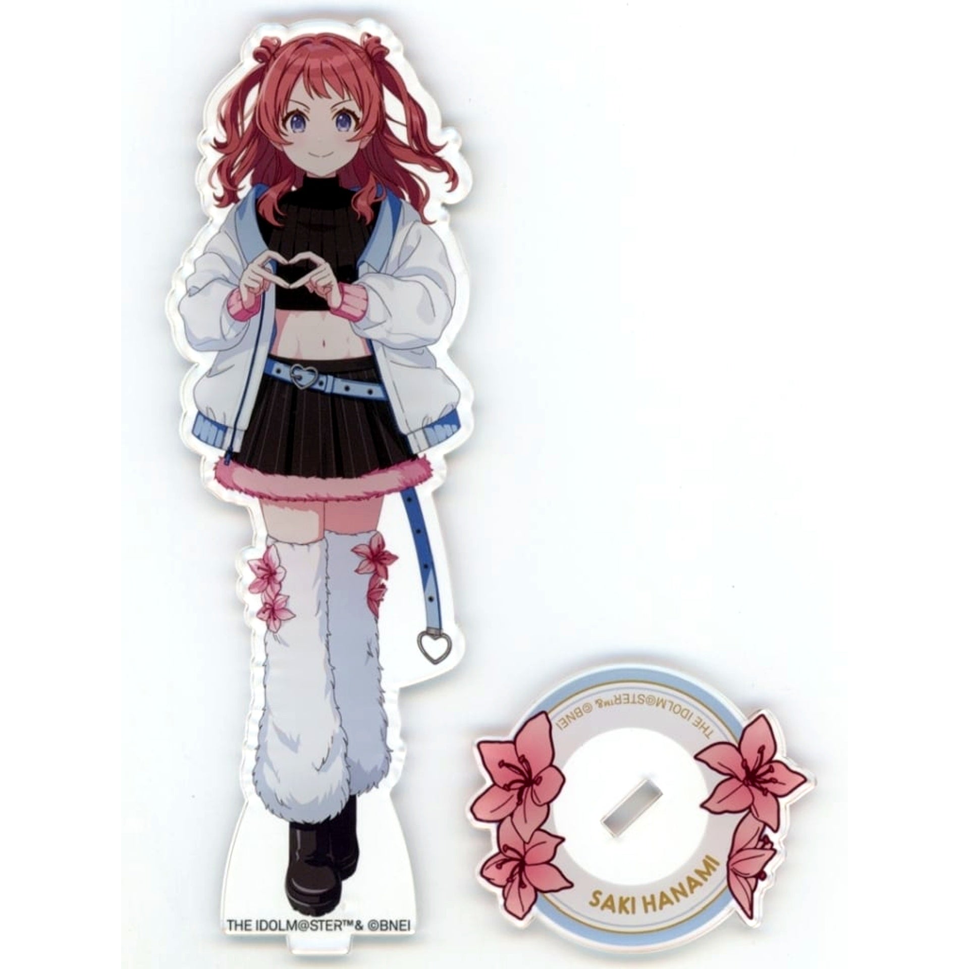 Saki Hanami Gakuen Idolmaster Drawn Acrylic Stand Ates Sayama Ski Resort Sayama Winter mode [USED]