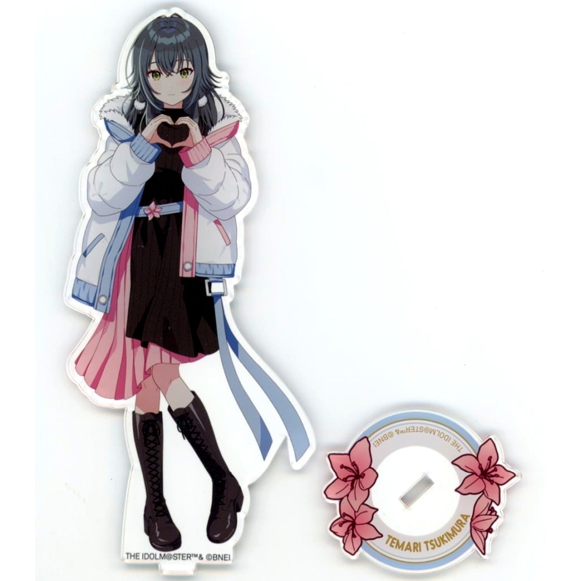 Temari Tsukimura Gakuen Idolmaster Drawn Acrylic Stand Ates Sayama Ski Resort Sayama Winter mode [USED]