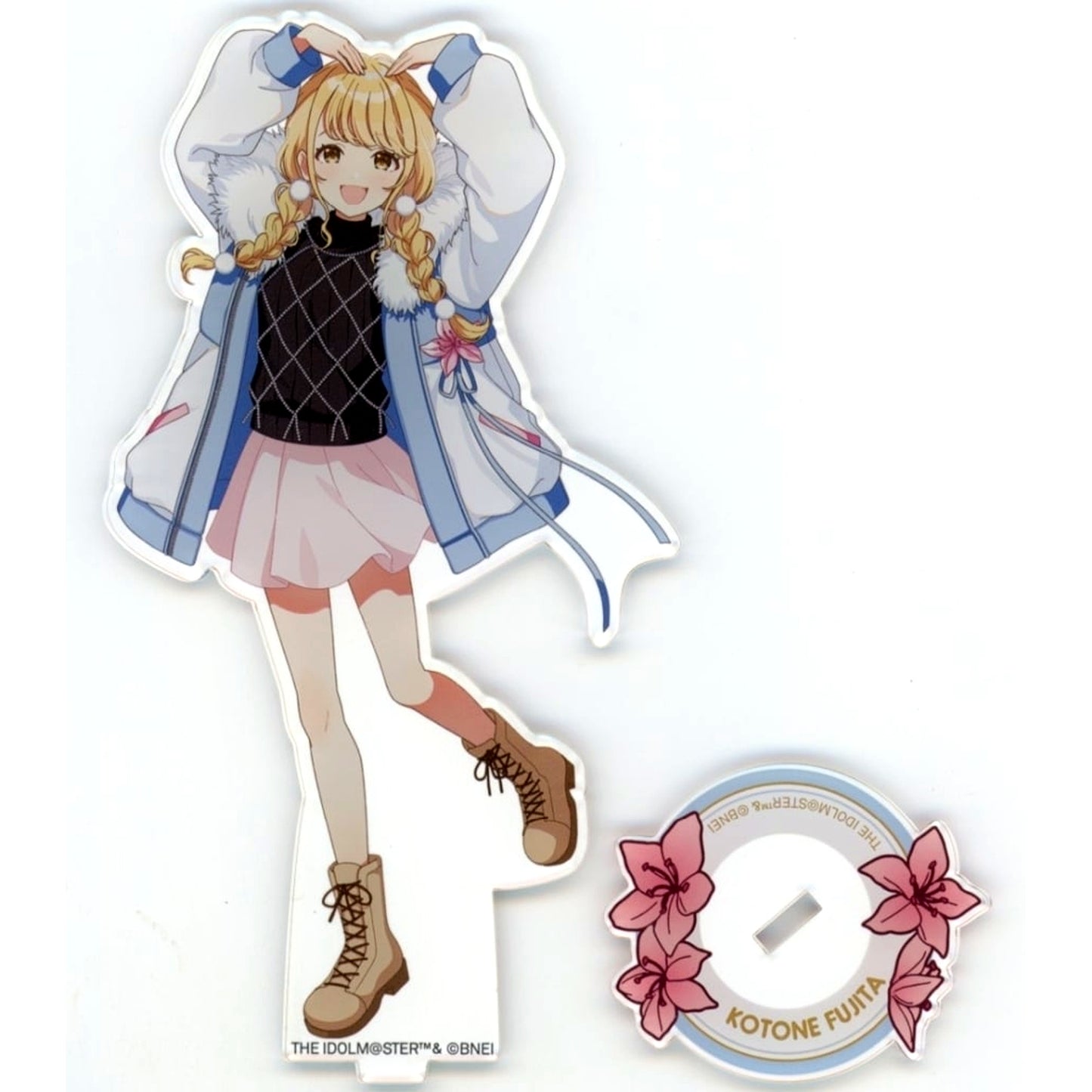 Kotone Fujita Gakuen Idolmaster Drawn Acrylic Stand Ates Sayama Ski Resort Sayama Winter mode [USED]