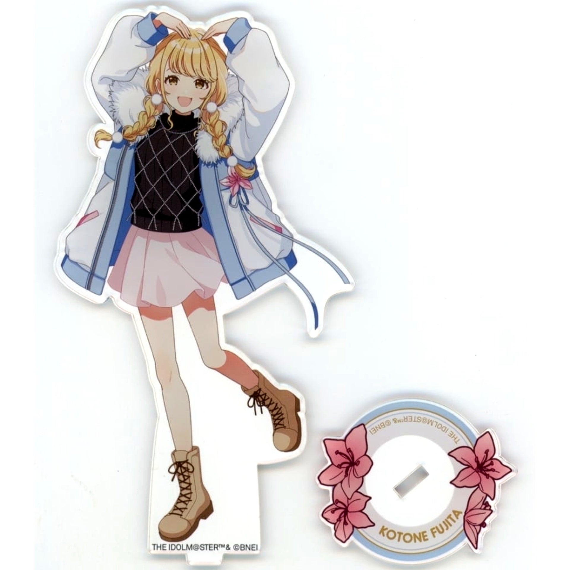 Kotone Fujita Gakuen Idolmaster Drawn Acrylic Stand Ates Sayama Ski Resort Sayama Winter mode [USED]