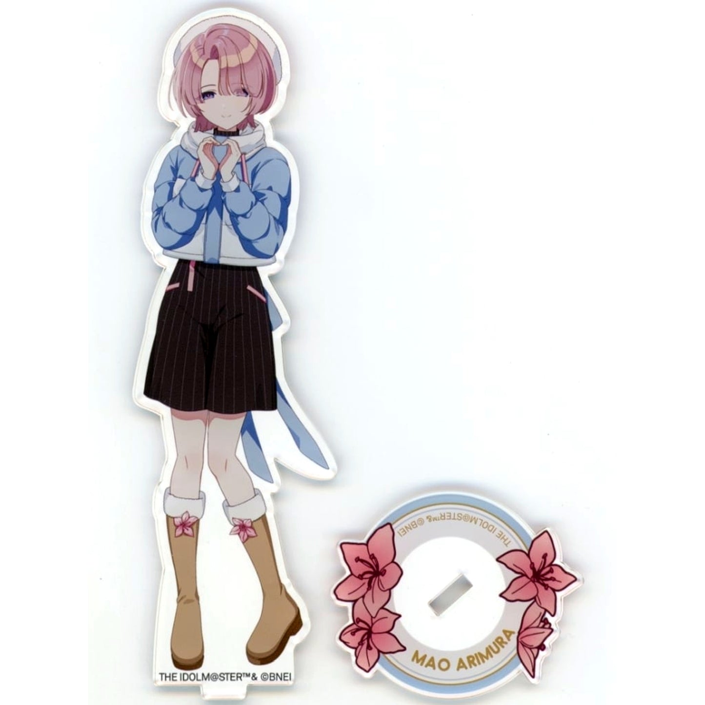 Mao Arimura Gakuen Idolmaster Drawn Acrylic Stand Ates Sayama Ski Resort Sayama Winter mode [USED]