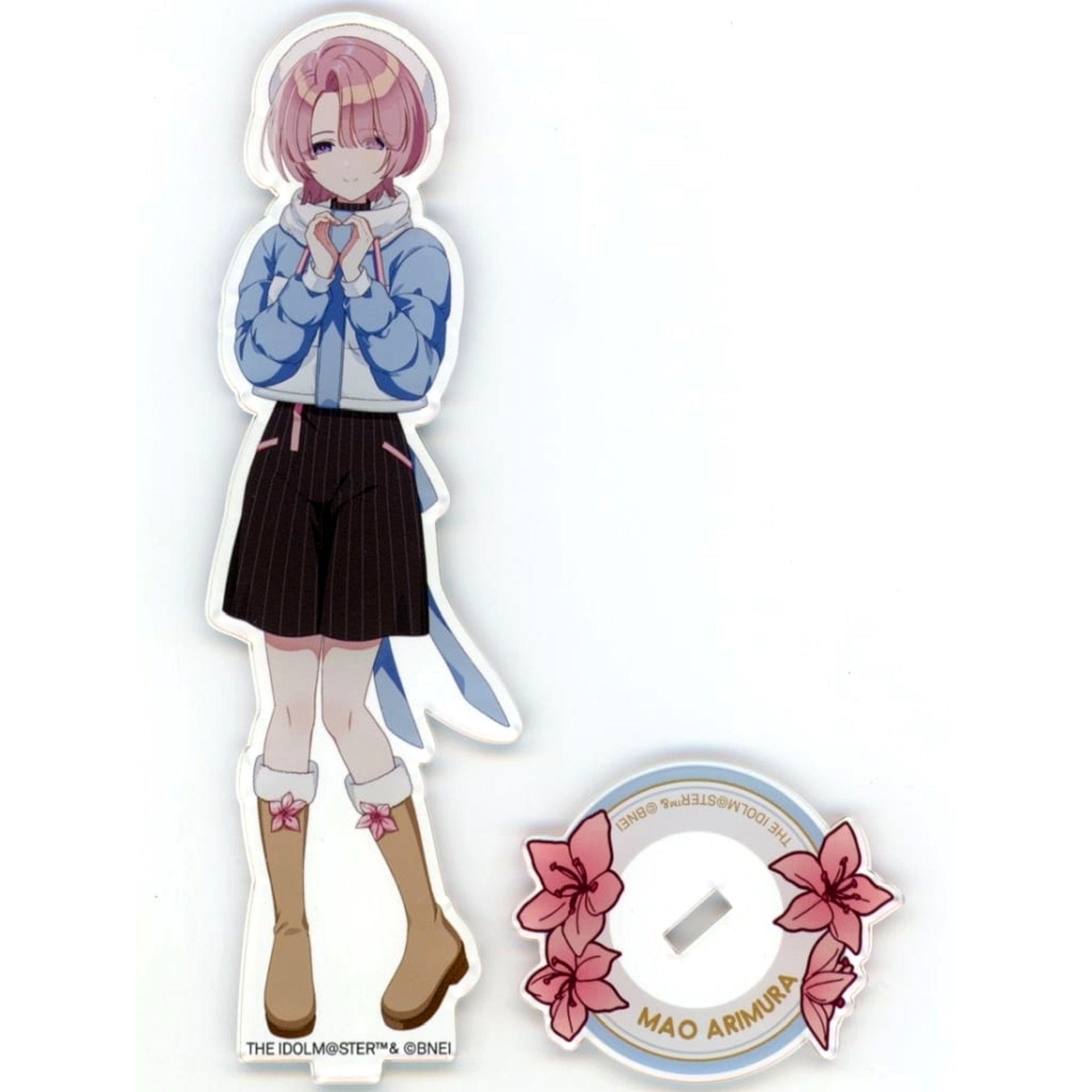 Mao Arimura Gakuen Idolmaster Drawn Acrylic Stand Ates Sayama Ski Resort Sayama Winter mode [USED]