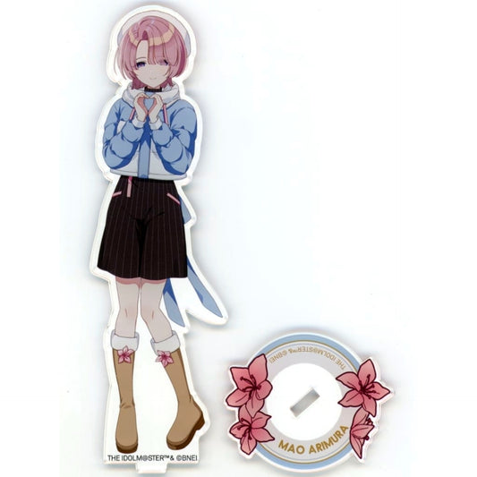 Mao Arimura Gakuen Idolmaster Drawn Acrylic Stand Ates Sayama Ski Resort Sayama Winter mode [USED]
