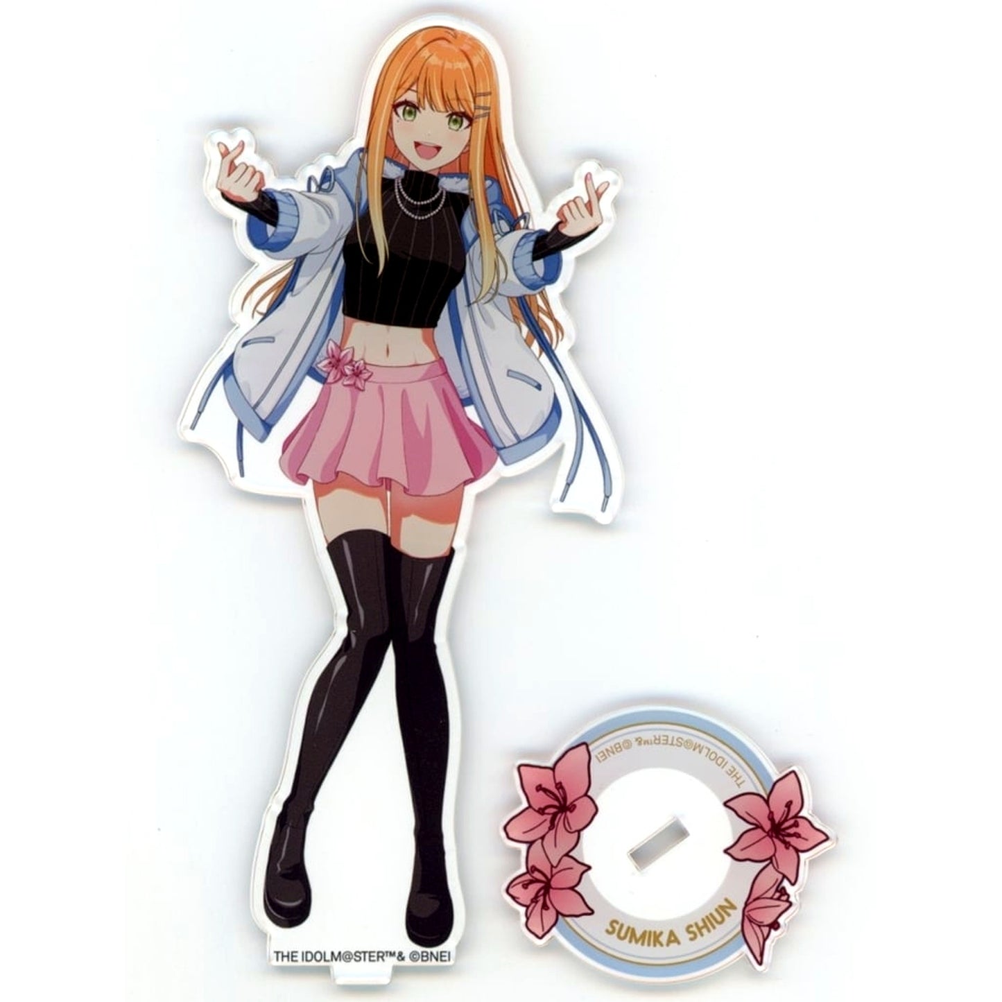 Sumika Shiun Gakuen Idolmaster Drawn Acrylic Stand Atfes Sayama Ski Resort Sayama Winter mode [USED]