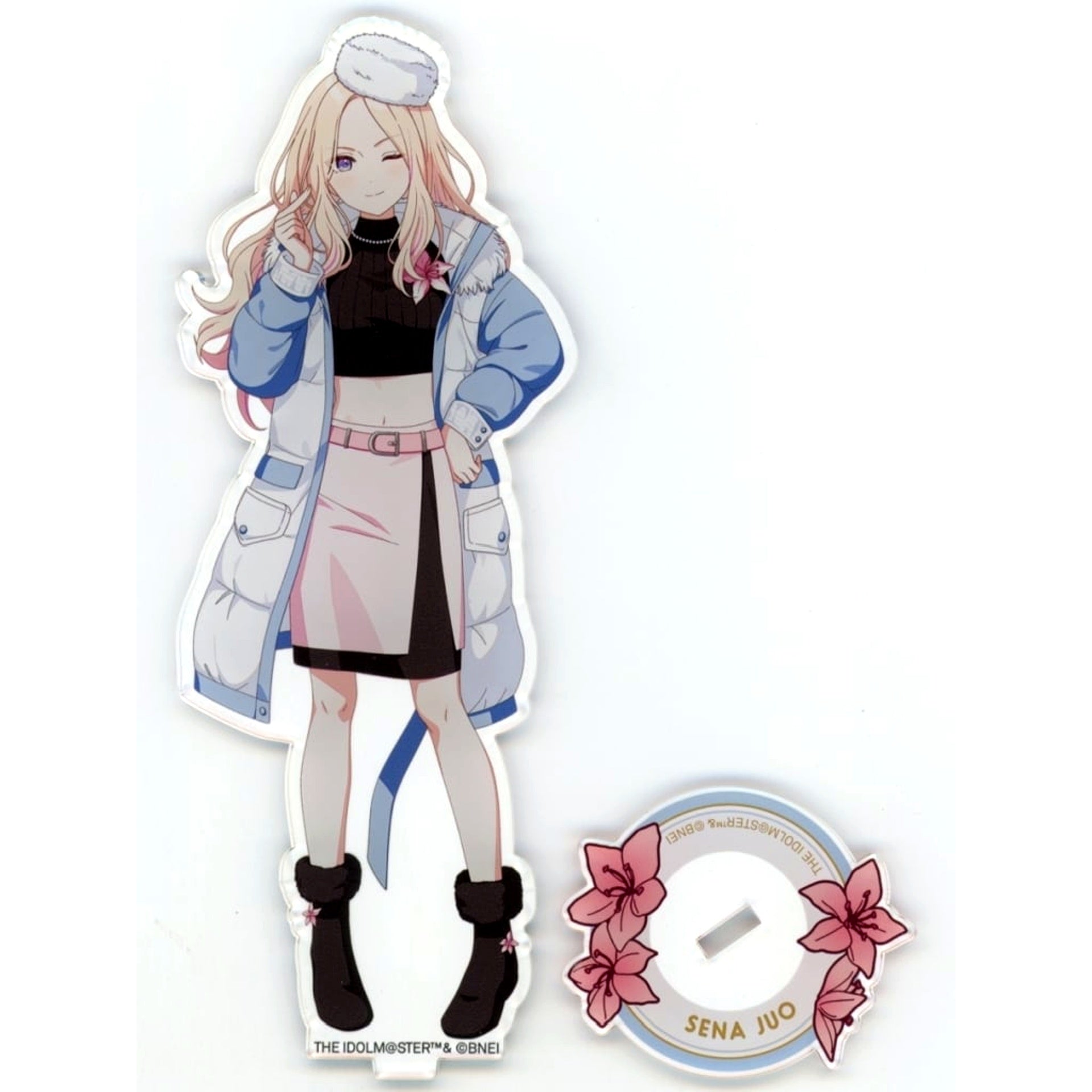 Sena Juo Gakuen Idolmaster Drawn Acrylic Stand At Fes Sayama Ski Resort Sayama Winter mode [USED]