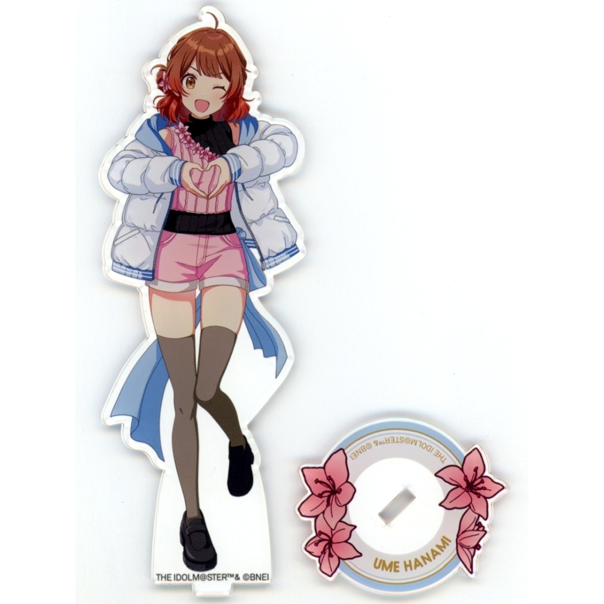 Ume Hanami Gakuen Idolmaster x Atofes x Sayama Ski Resort Illustration Acrylic Stand Sayama Winter mode [USED]