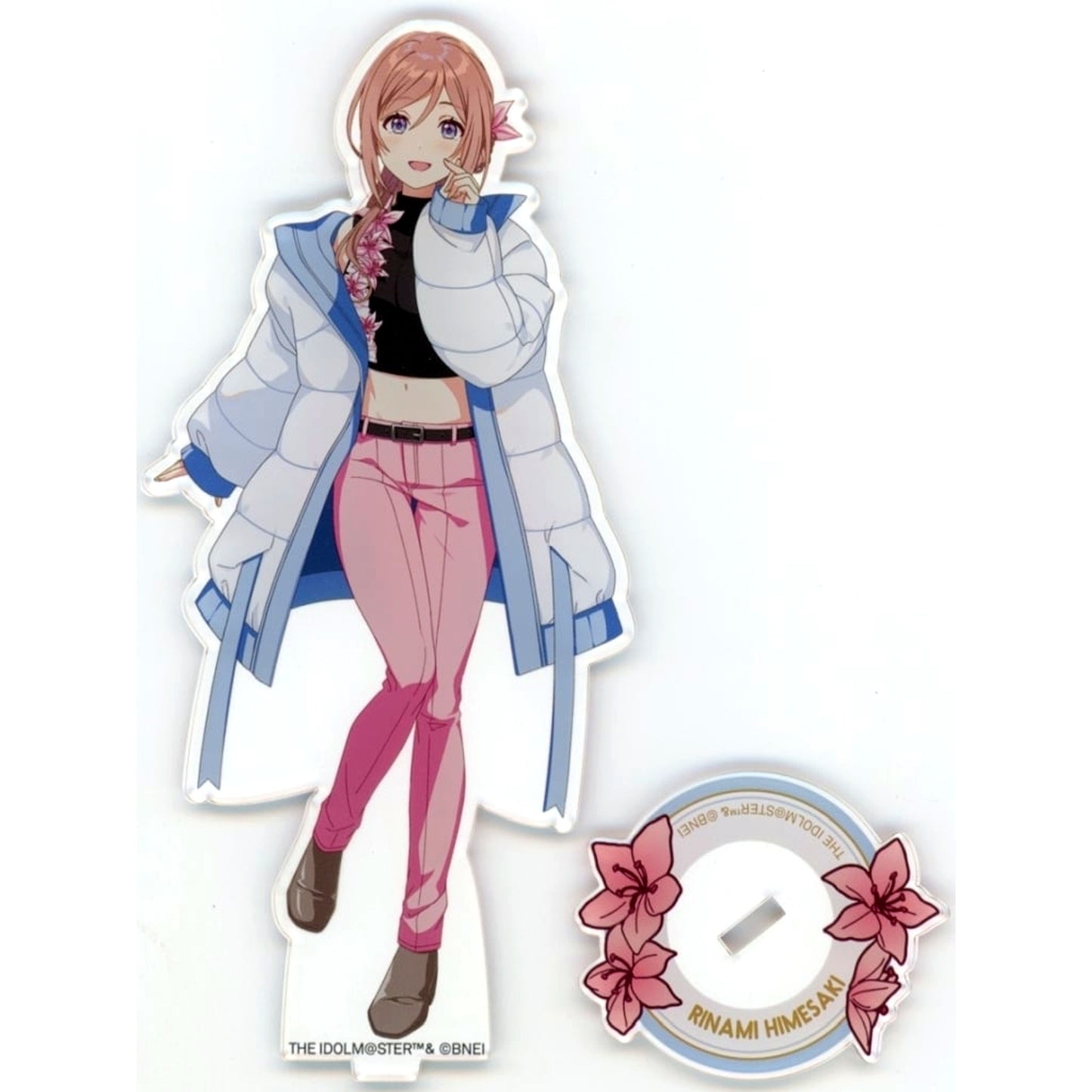 Rinami Himezaki Gakuen Idolmaster Drawn Acrylic Stand Atfes Sayama Ski Resort Sayama Winter mode [USED]