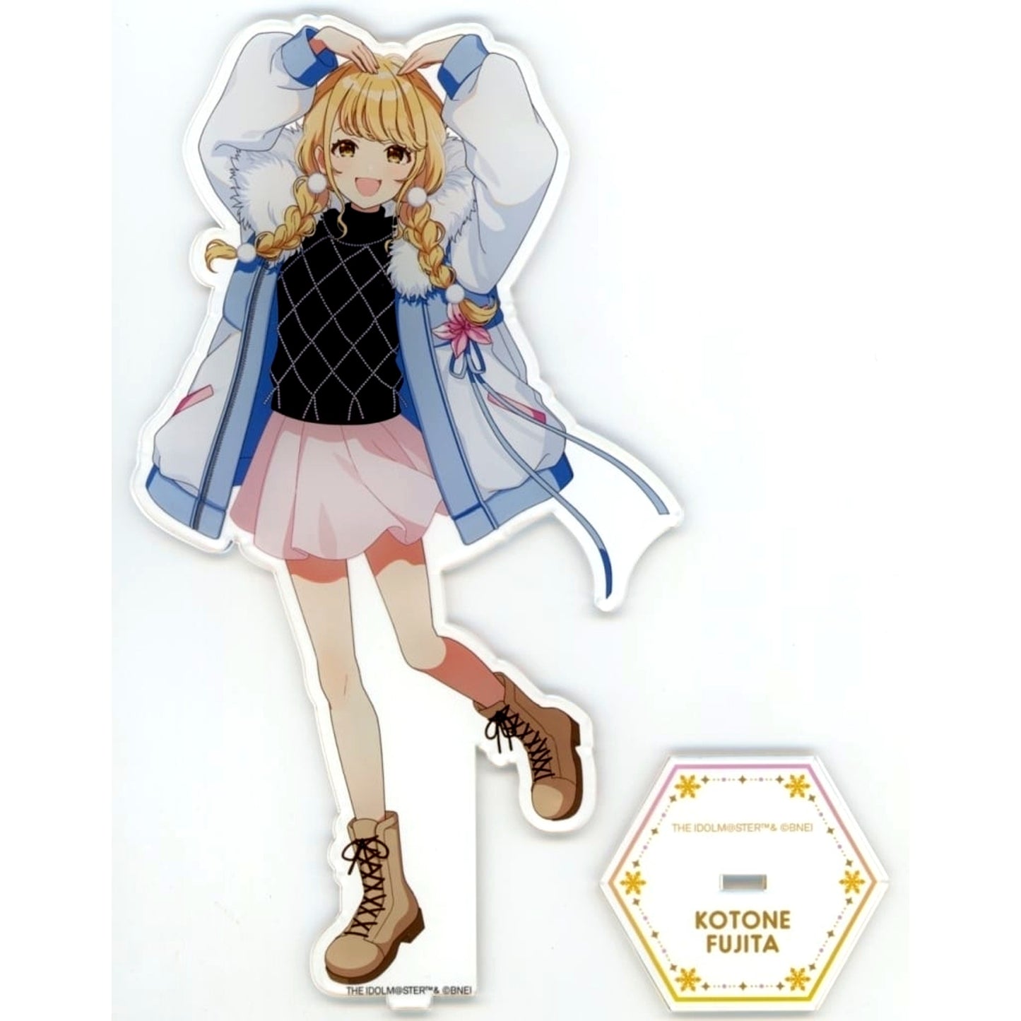 Kotone Fujita Gakuen Idolmaster BIG Drawn Acrylic Stand Ates Sayama Ski Resort Sayama Winter mode [USED]