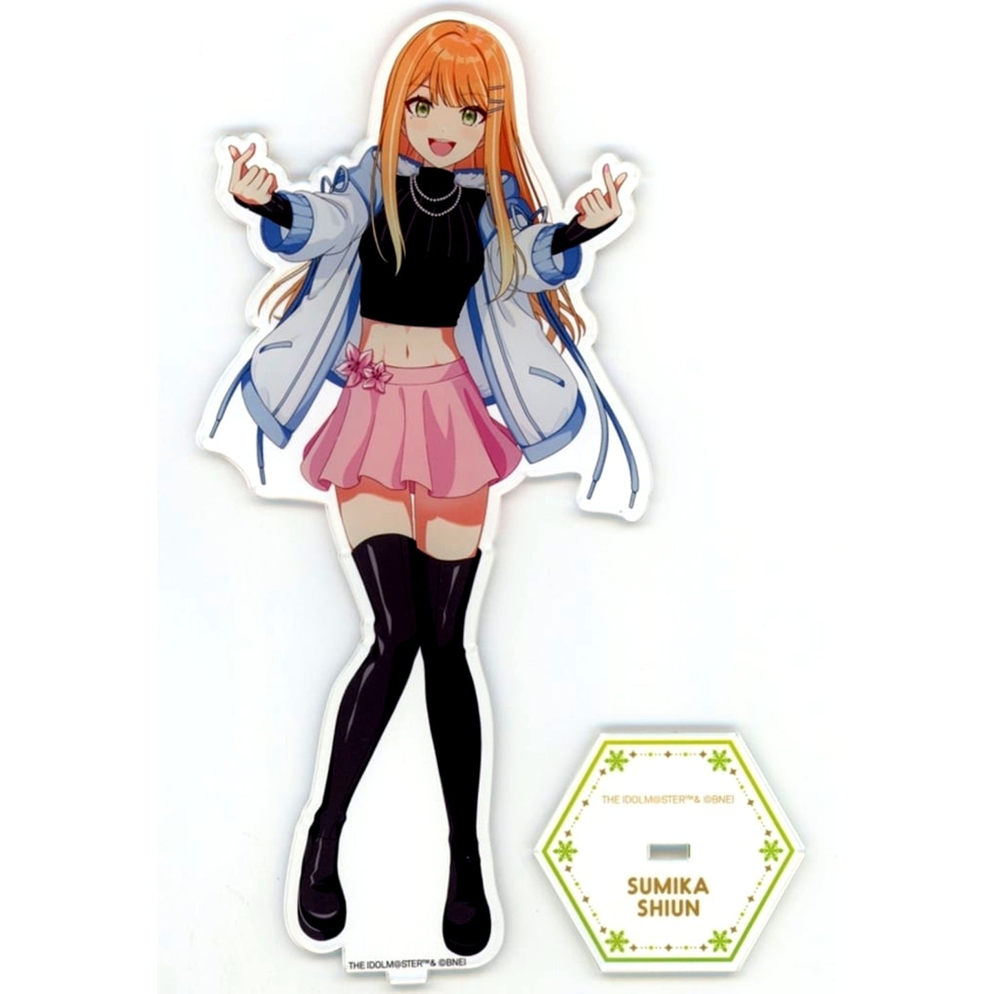 Sumika Shiun Gakuen IDOLM@STER BIG Drawn Acrylic Stand Sayama Winter mode [USED]