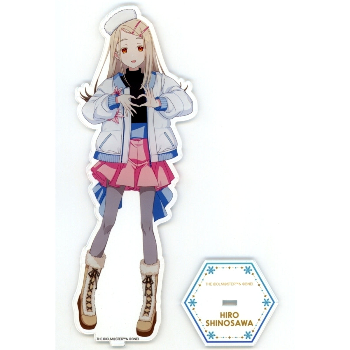 Hiro Shinosawa Gakuen Idolmaster x Atofesu x Sayama Ski Resort Sayama Winter mode BIG Illustration Acrylic Stand [USED]
