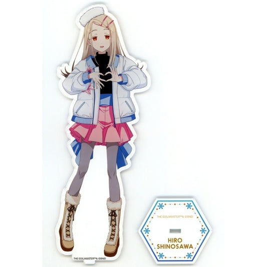 Hiro Shinosawa Gakuen Idolmaster x Atofesu x Sayama Ski Resort Sayama Winter mode BIG Illustration Acrylic Stand [USED]