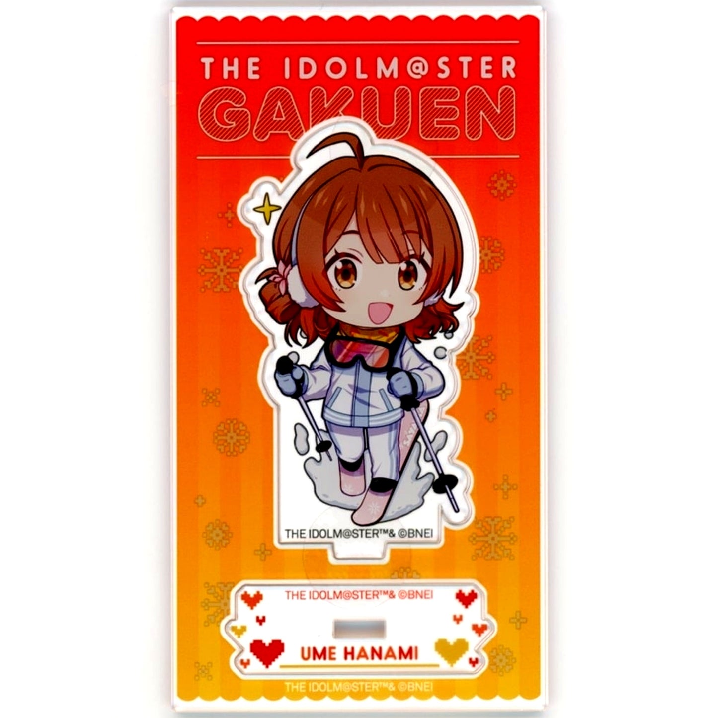 Ume Hanami Gakuen Idolmaster Mini Chibi Character Acrylic Stand Ates Sayama Ski Resort Sayama Winter mode [USED]