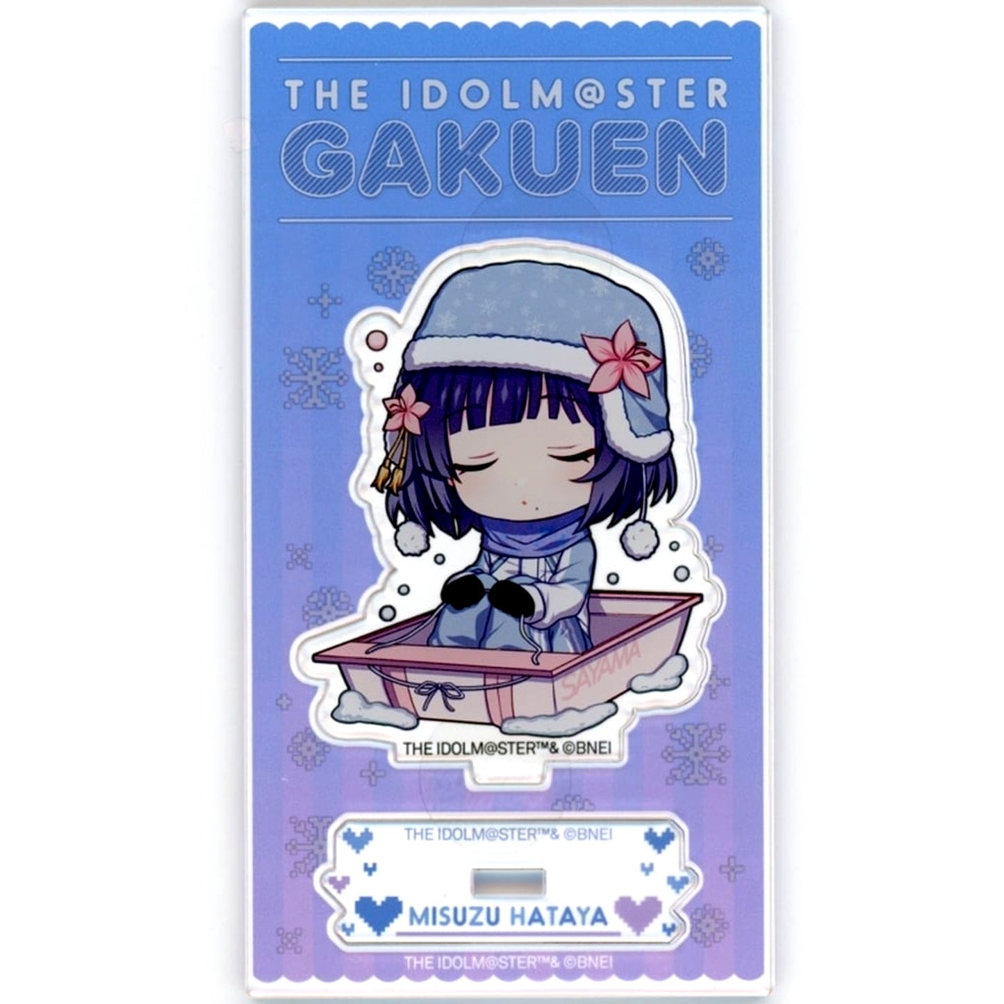 Misuzu Hataya Gakuen Idolmaster Mini Chibi Character Acrylic Stand Ates Sayama Ski Resort Sayama Winter mode [USED]