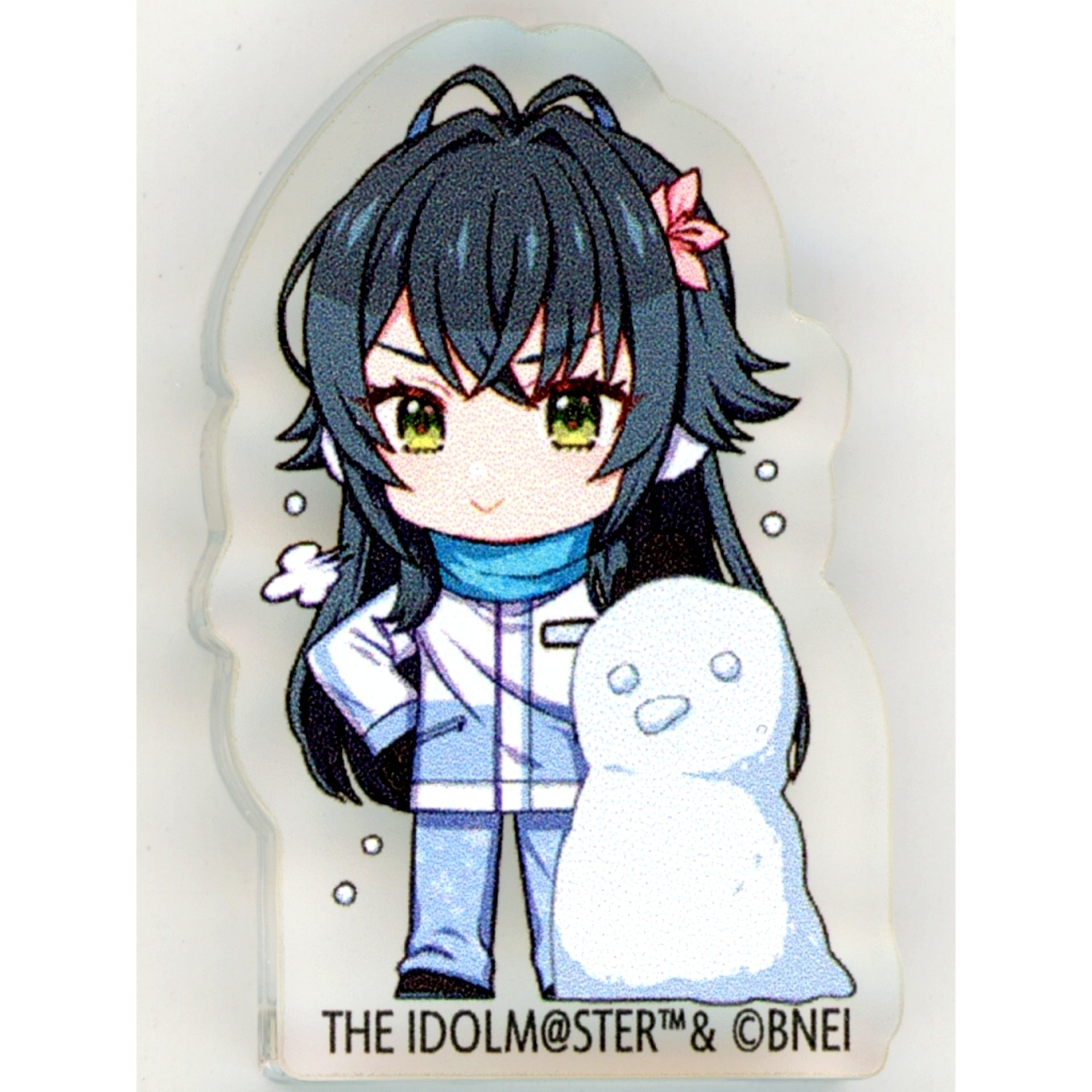 Temari Tsukimura Gakuen Idolmaster Mini Character Matte Acrylic Block x AtofES x Sayama Ski Resort Sayama Winter mode [USED]