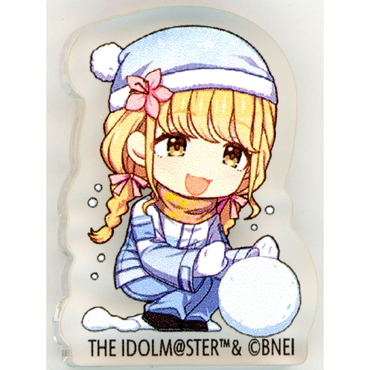 Kotone Fujita Gakuen Idolmaster Mini Character Matte Acrylic Block AtofES x Sayama Ski Resort Sayama Winter mode [USED]