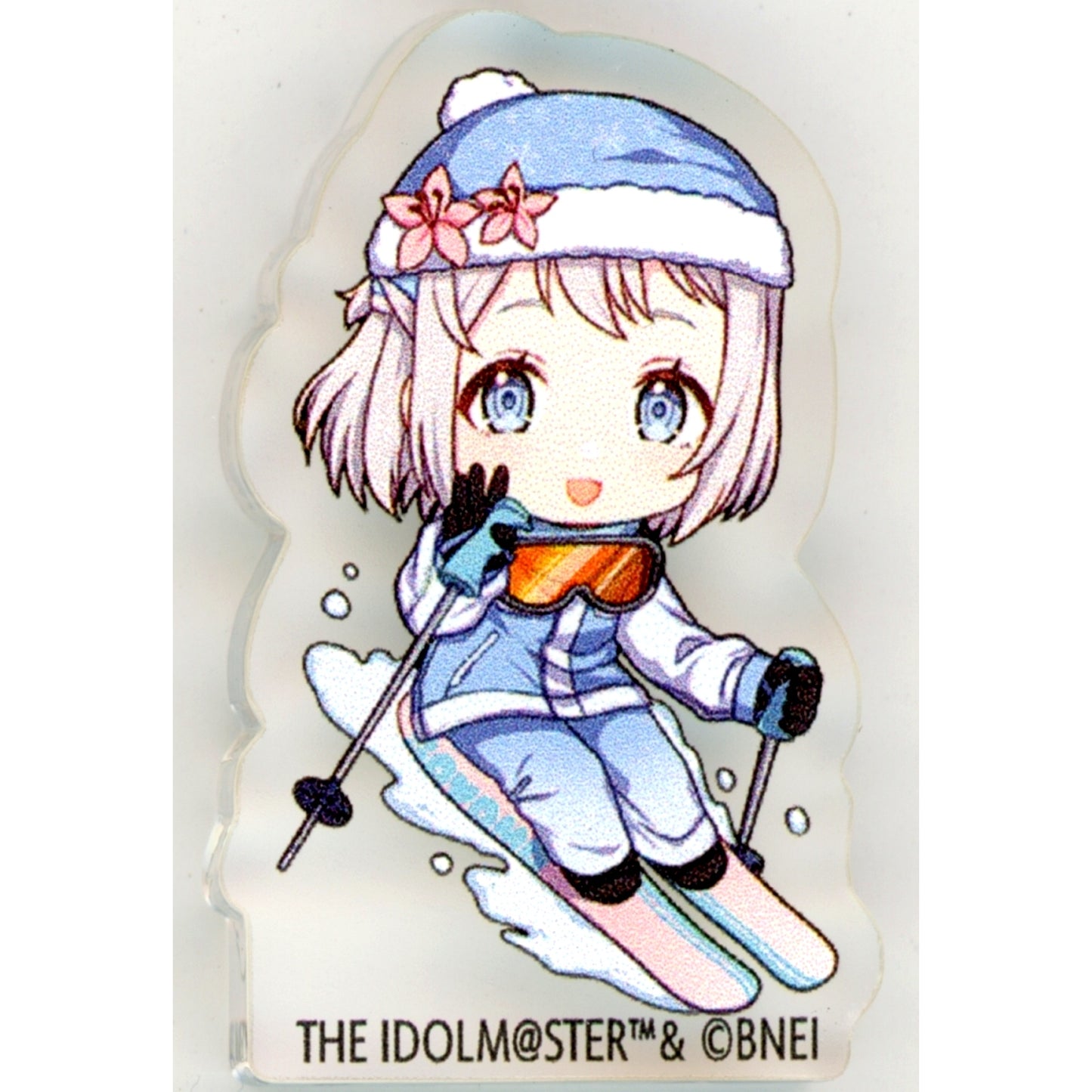 Lilja Katsuragi Gakuen Idolmaster Mini Character Matte Acrylic Block x AtofES x Sayama Ski Resort Sayama Winter mode [USED]