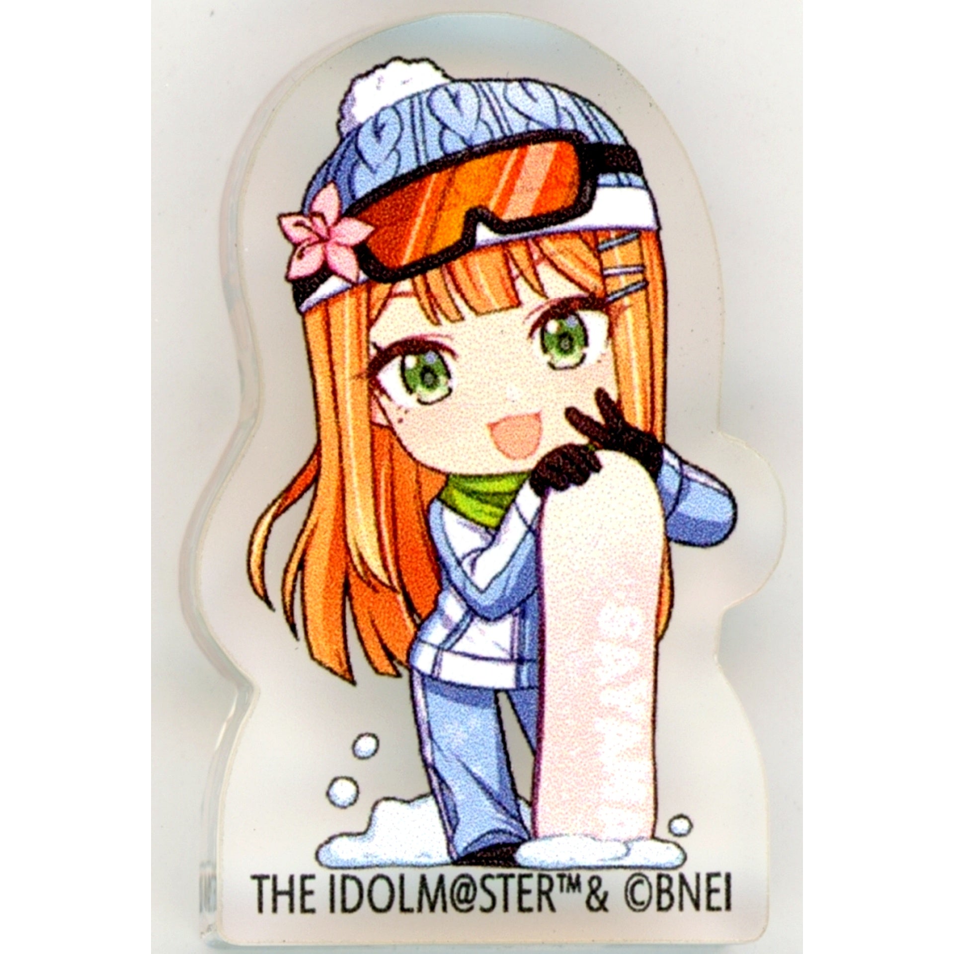 Sumika Shiun Gakuen Idolmaster Mini Character Matte Acrylic Block x AtofES x Sayama Ski Resort Sayama Winter mode [USED]
