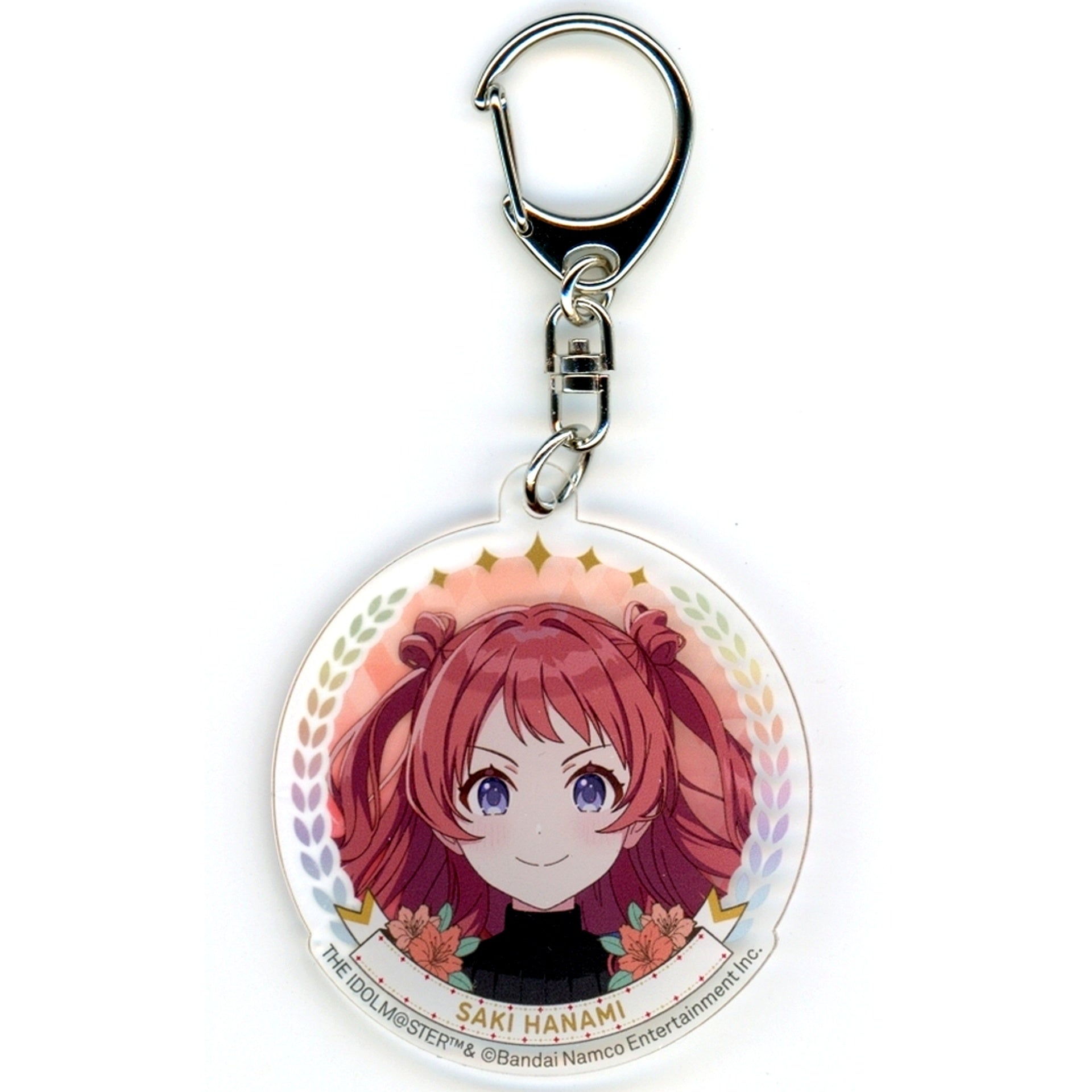 Saki Hanami Gakuen Idolmaster Acrylic Keychain Mini Game Corner Snowball Drop Prize A Atofesu Sayama Ski Resort Sayama Winter mode [USED]