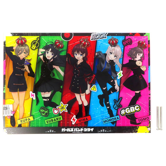 Togenashi Togeari Acrylic Board Girls Band Cry POP UP SHOP in OIOI Marui -Rock 'n' Roll Queen- [USED]