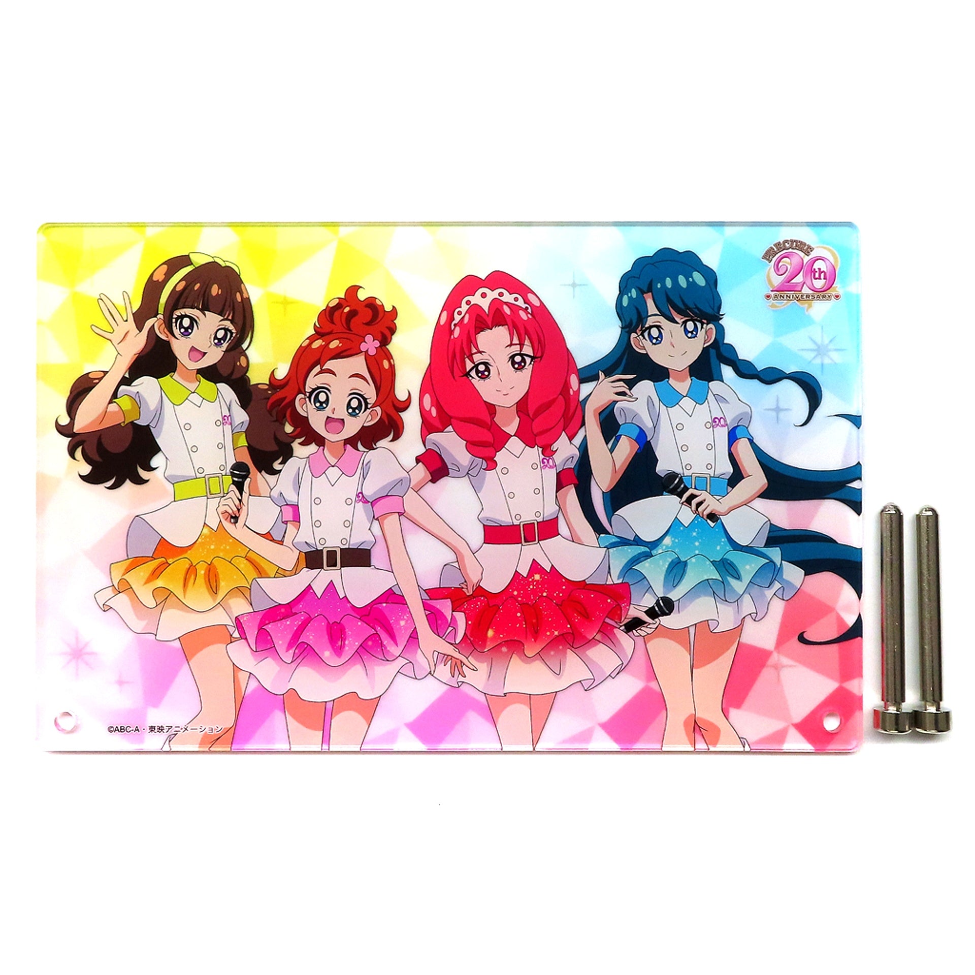 Princess Precure Acrylic Board Precure Series 20th Anniversary Precure Pretty Store Branch 2023 in OIOI Part 1 [USED]