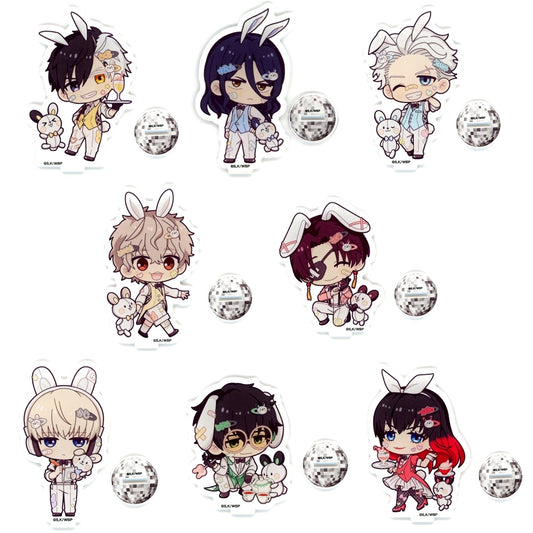 Set of 8 Wind Breaker x Characha Special Collaboration in FavoteriA Vol.2 Mini Character Acrylic Stand [USED]