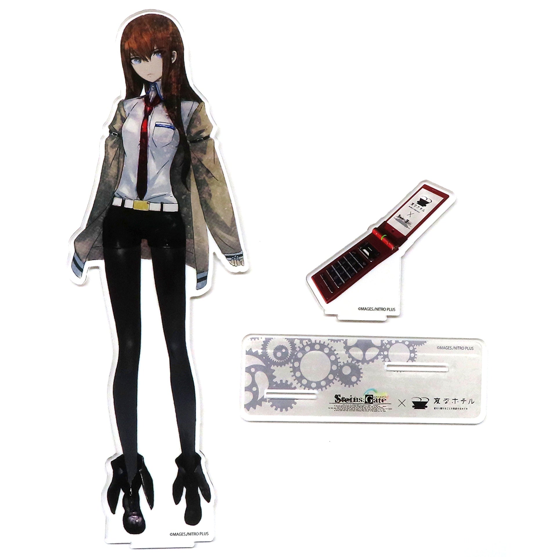 Kurisu Makise Acrylic Stand STEINS;GATE x Henn na Hotel Accommodation Bonus [USED]