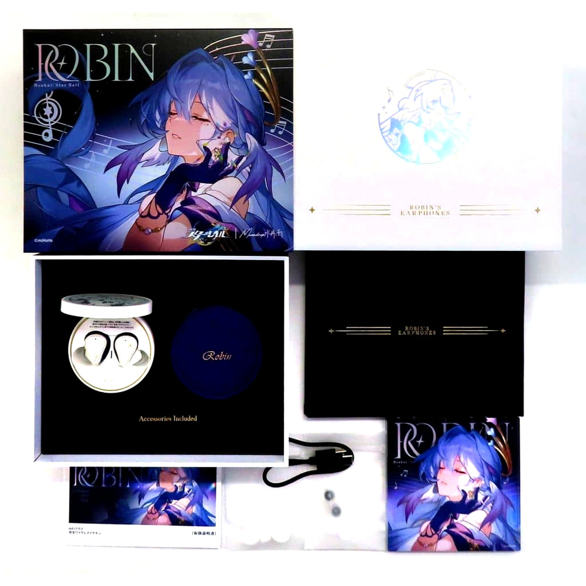 Robin Honkai: Star Rail Moondrop Robin's Earphones Fully Wireless Earphones MD-TWS-040 [USED]