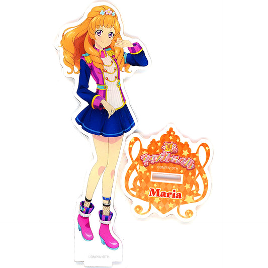 Maria Himesato Acrylic Stand Aikatsu! Dream Academy 10th Anniversary Event Summer DoriA Carnival [USED]