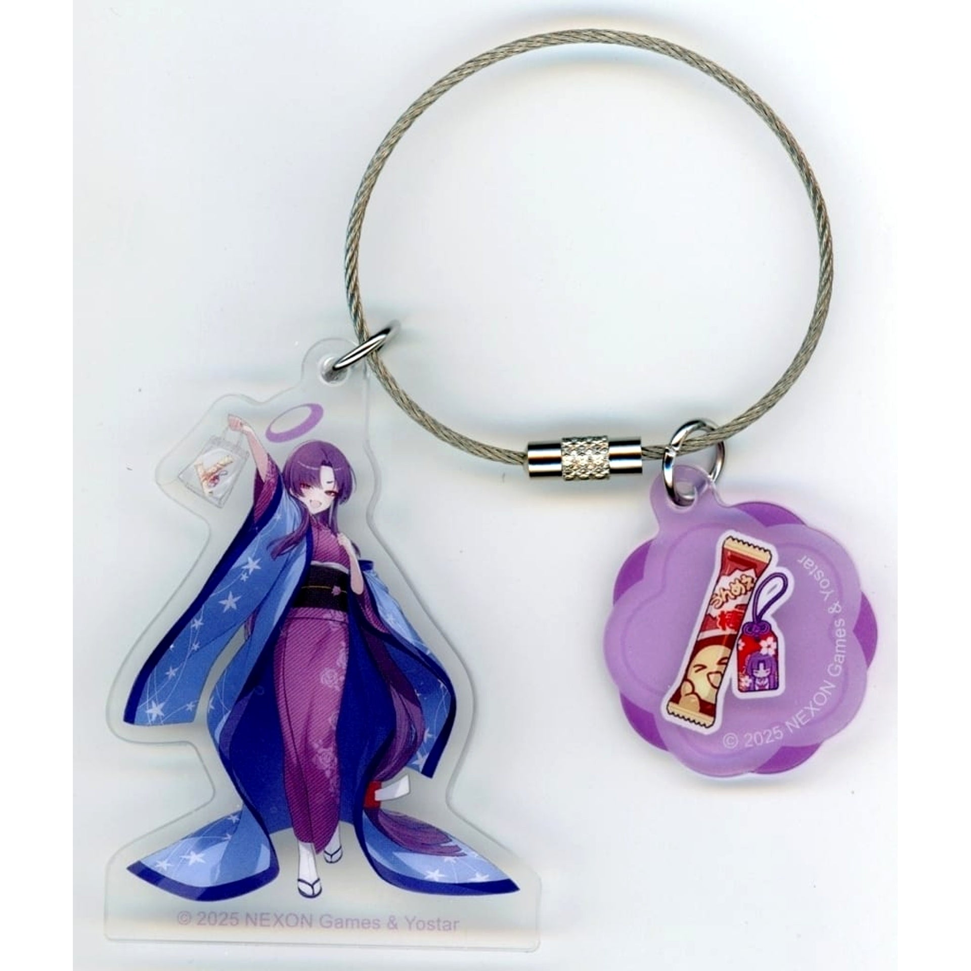 Blue Archive Yukari Kadenokouji 2-Serial Acrylic Key Ring Pop-Up Shop in Atre Akihabara 2025 Exclusive Keychains [USED]