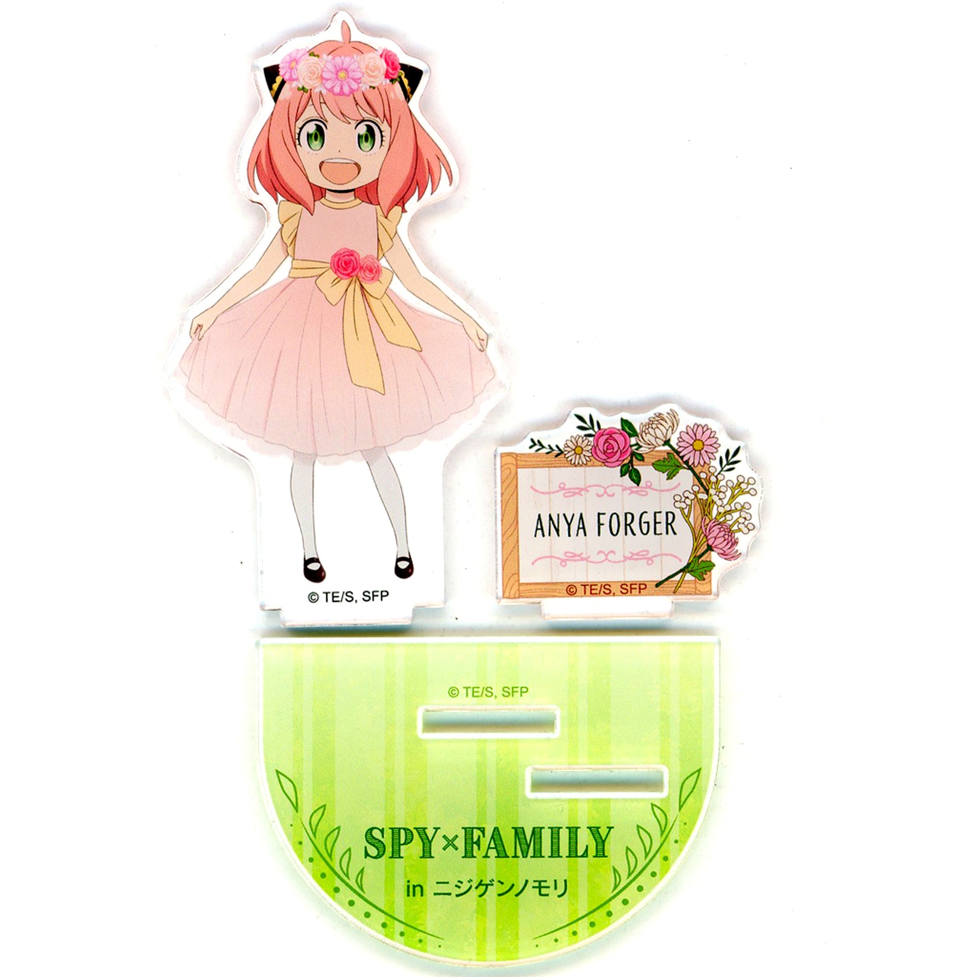 Anya Forger SPY x FAMILY in Nijigen no Mori Flower Park Mini Acrylic Stand [USED]