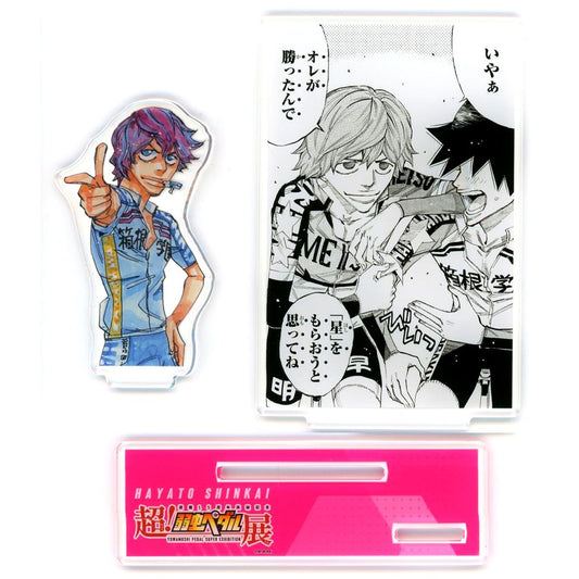 Hayato Shinkai Diorama Acrylic Stand 15th Anniversary of Serialization Super Yowamushi Pedal Exhibition Osaka Stage Commemoration Prize B [USED]