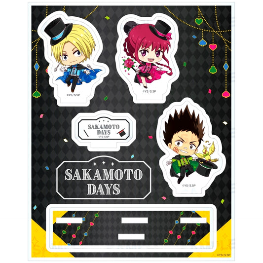 Shin Asakura & Lu & Heisuke Mashimo Magician Ver. Acrylic Diorama Charahoppin! Sakamoto Days [USED]